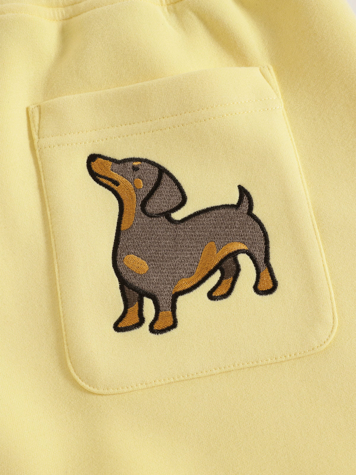 Aelfric Eden Dachshund Double Waist Baggy Sweatpants