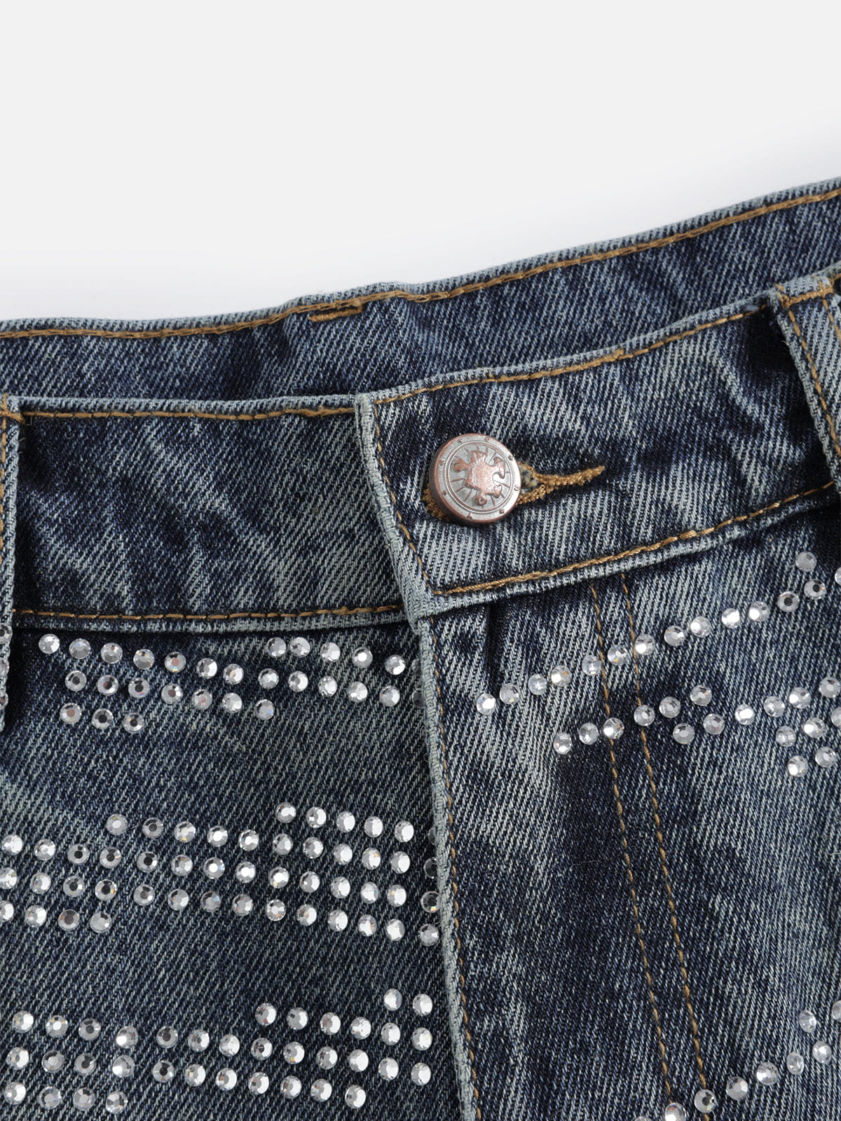 Aelfric Eden Rhinestone Baggy Jeans