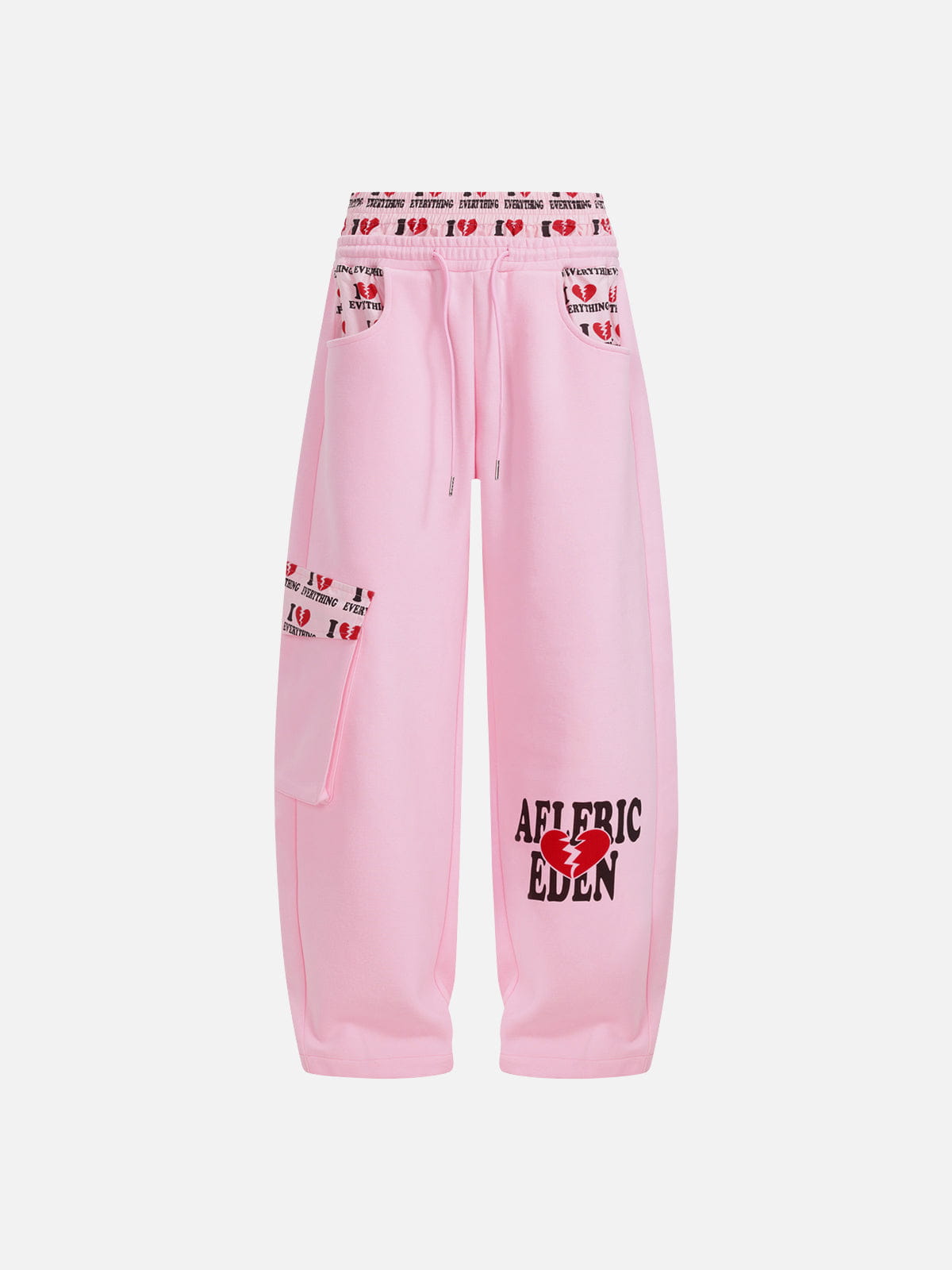 Aelfric Eden Heart Double Waist Baggy Sweatpants