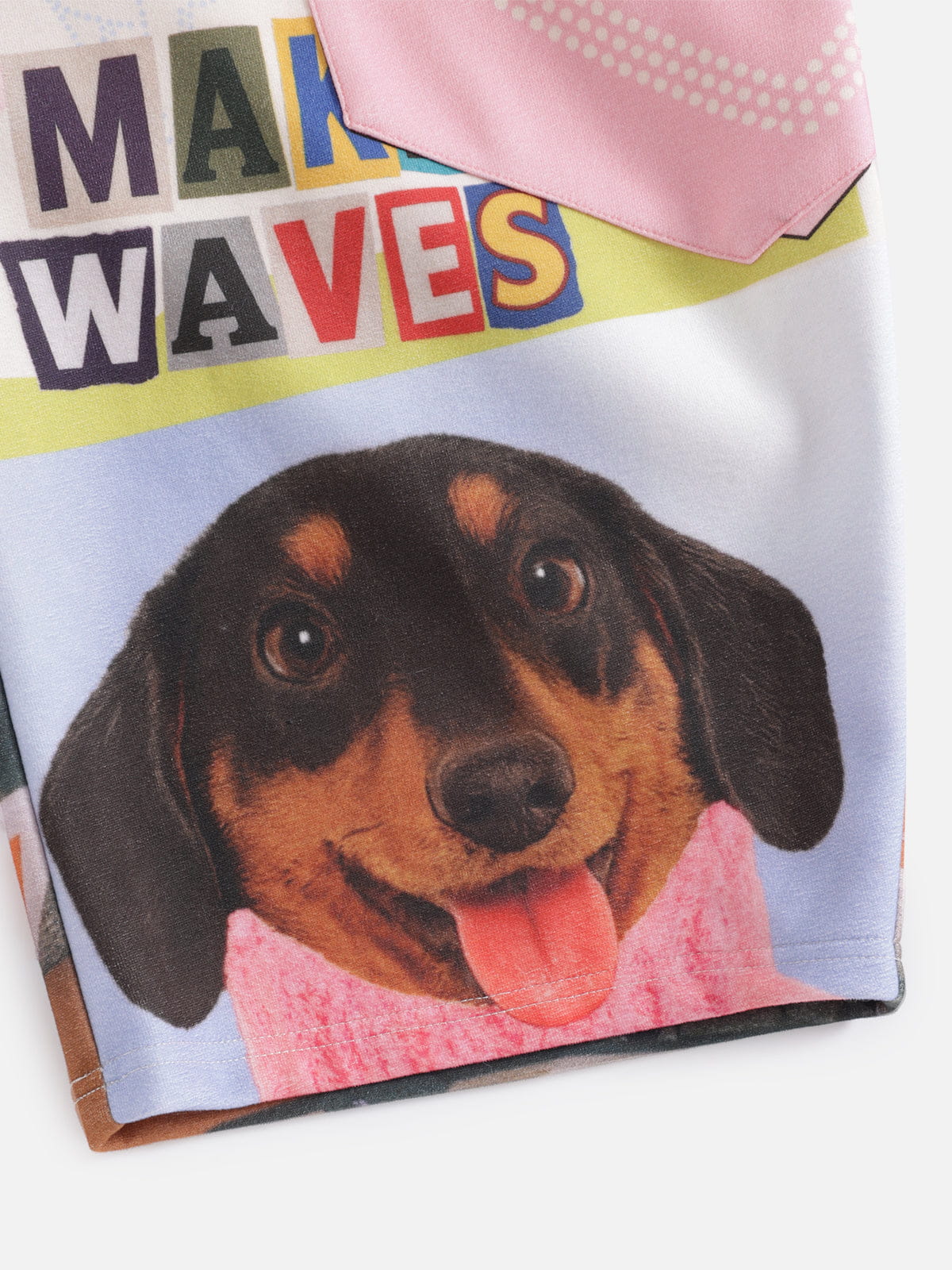 Aelfric Eden Dachshund Collage Double Waist Baggy Sweatpants