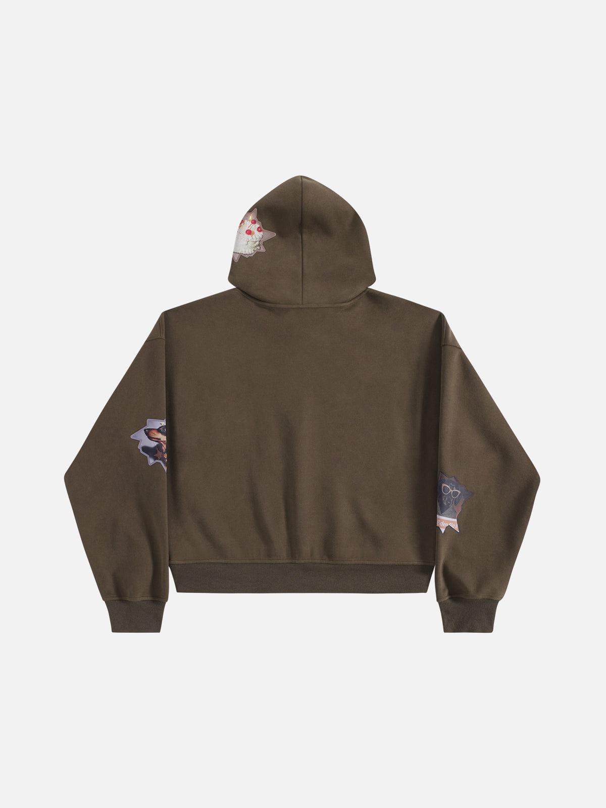 Aelfric Eden Boxy Dachshund Sticker Hoodie