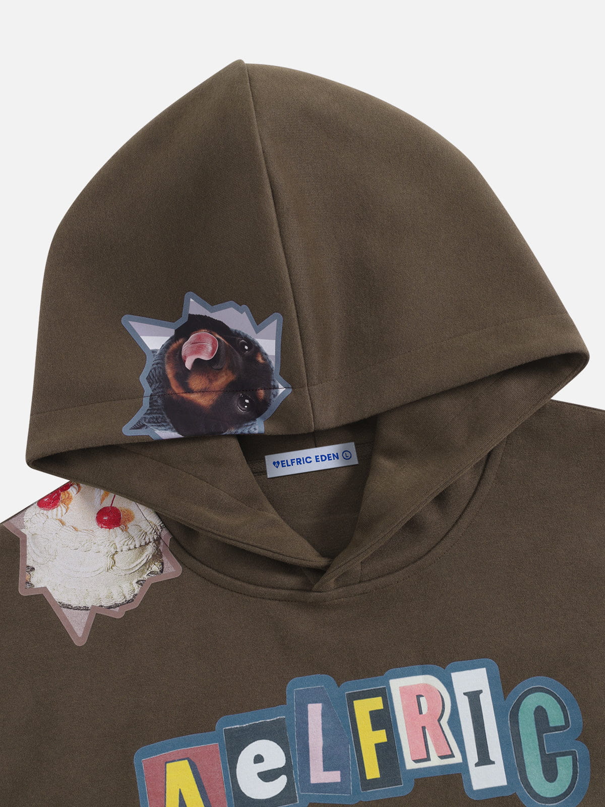 Aelfric Eden Boxy Dachshund Sticker Hoodie