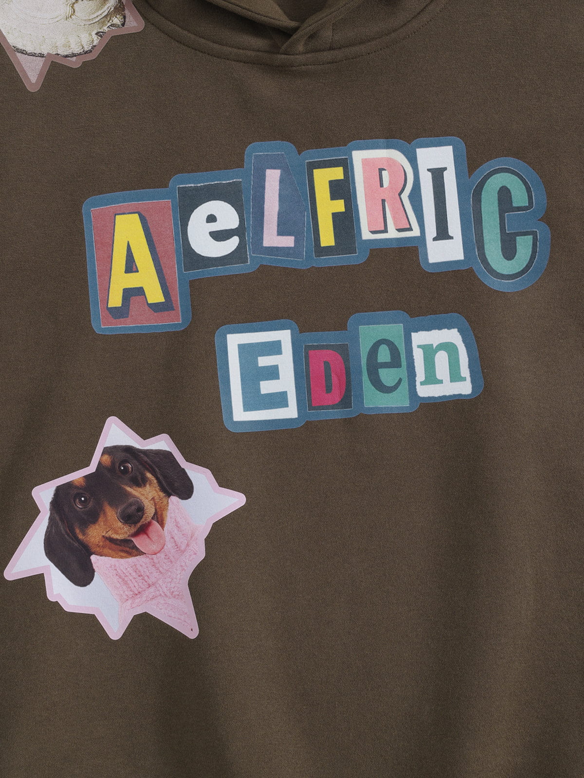 Aelfric Eden Boxy Dachshund Sticker Hoodie