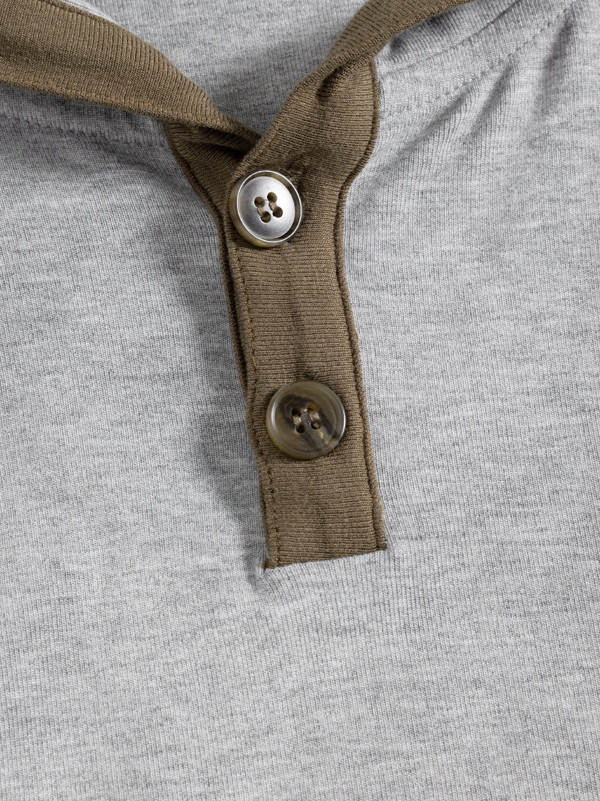 Aelfric Eden Contrast Trim Henley Hoodie