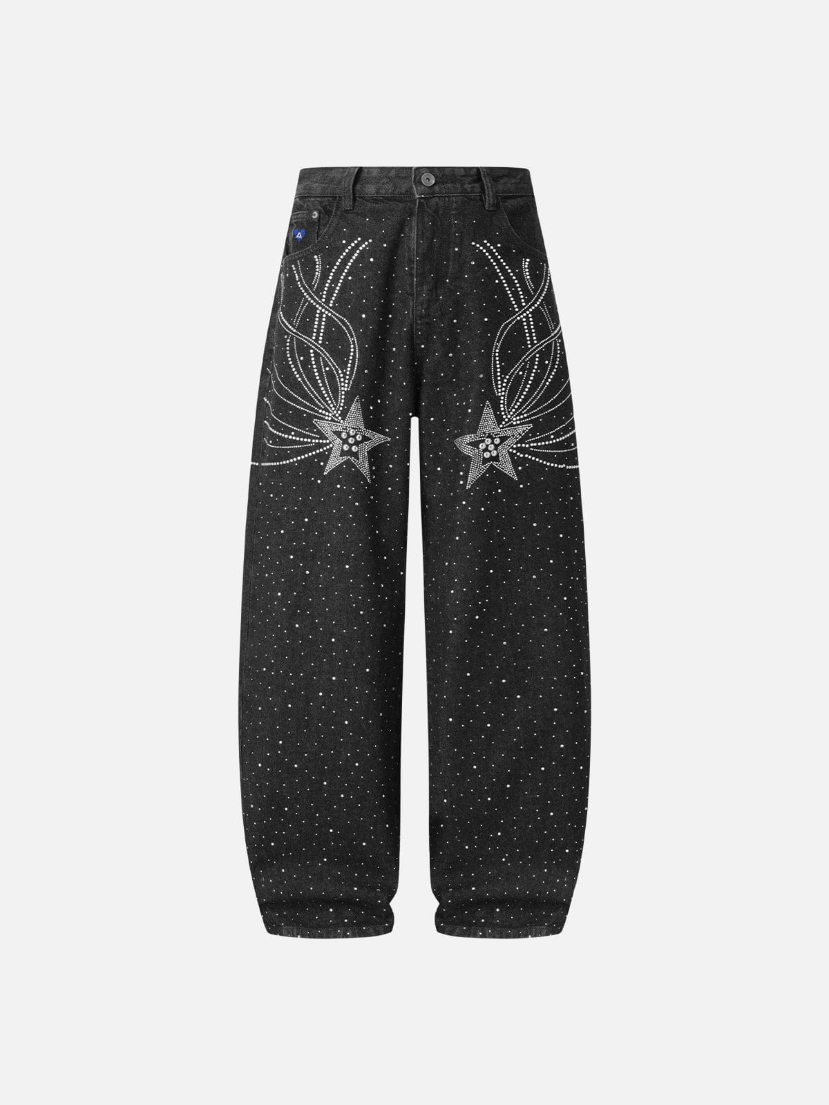 Aelfric Eden Rhinestone Star Baggy Jeans