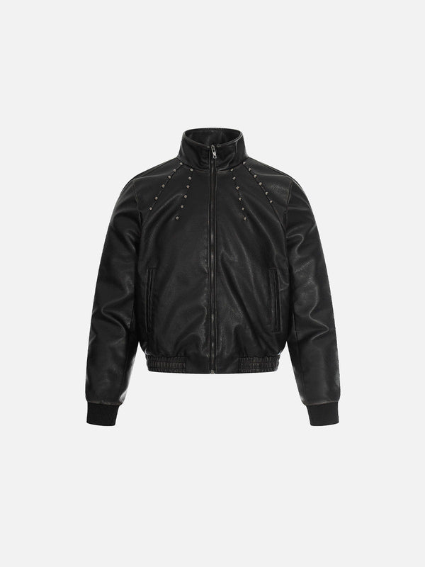 Aelfric Eden Studded Faux Leather Jacket