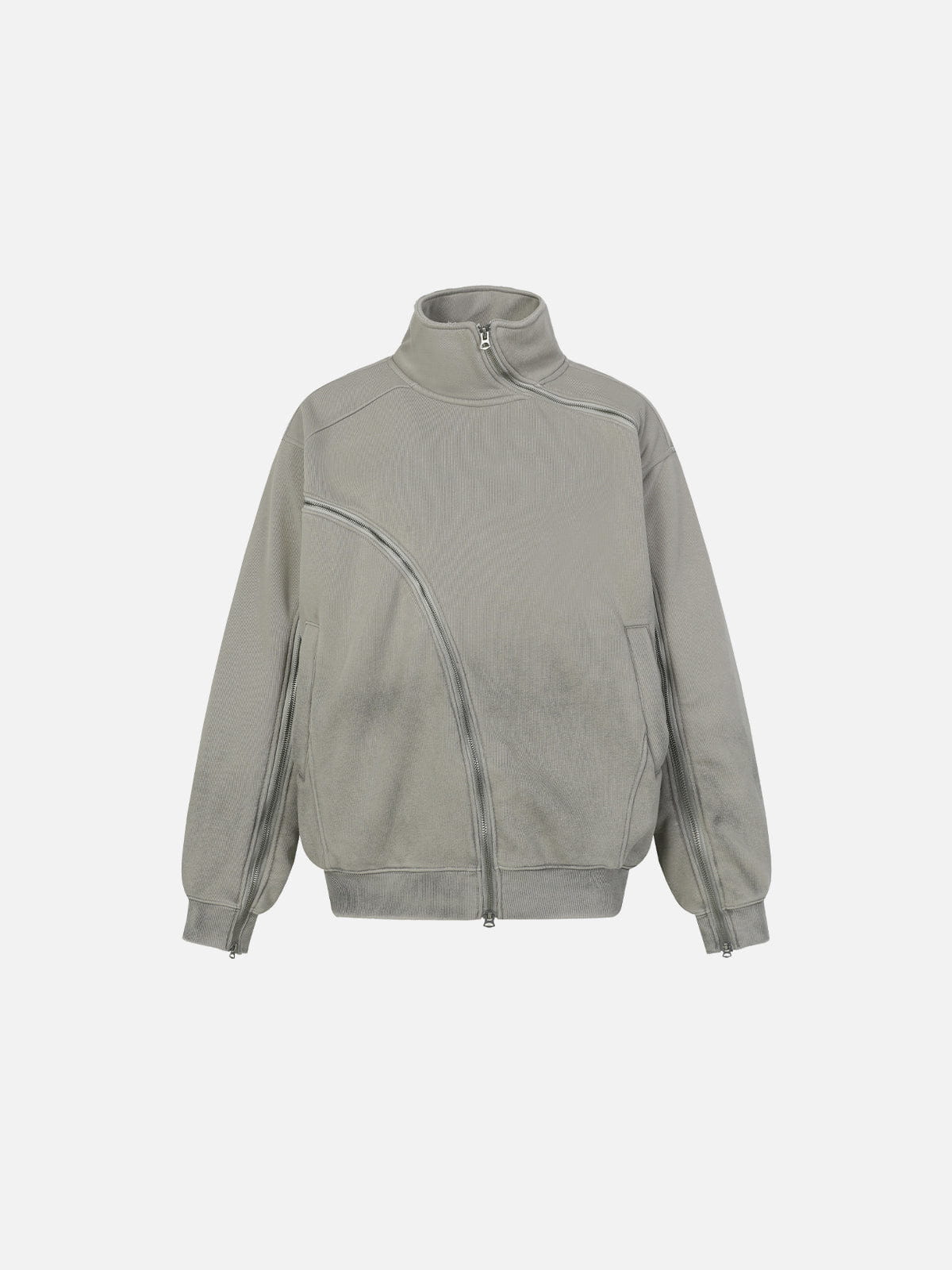 Aelfric Eden Asymmetric Zip Panel Jacket