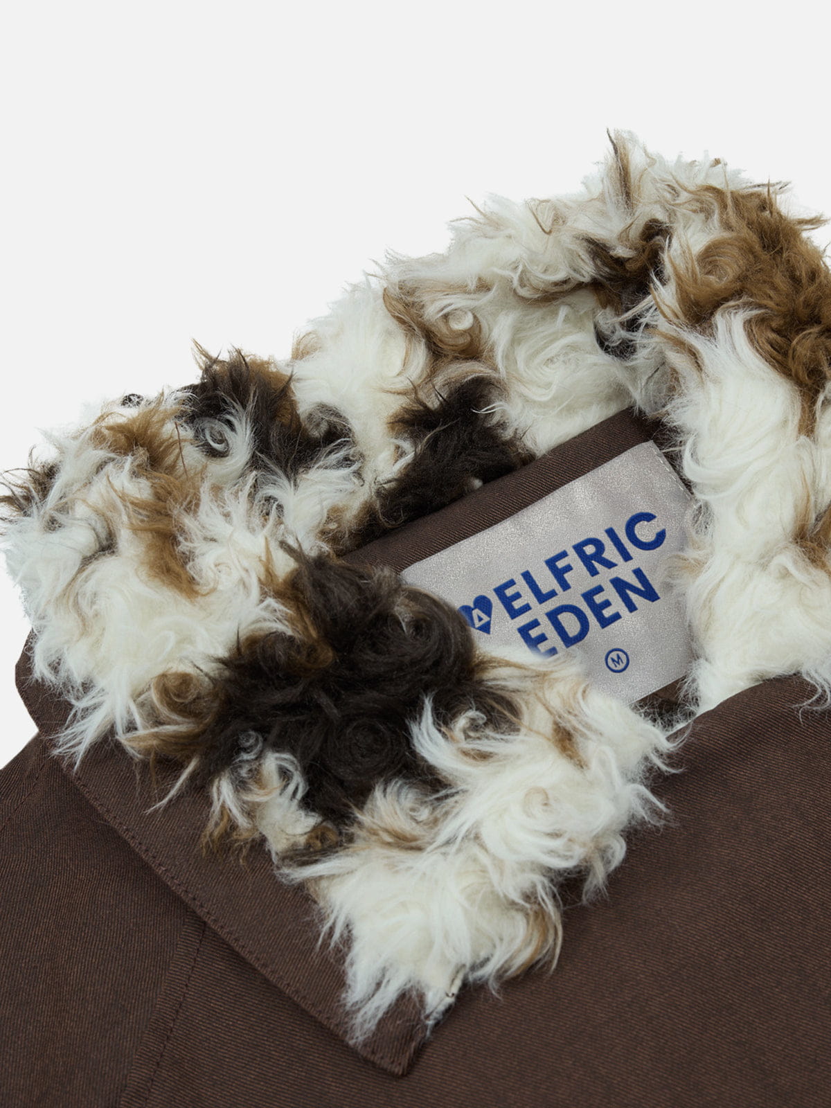 Aelfric Eden Asymmetric Faux Fur Collar Coat