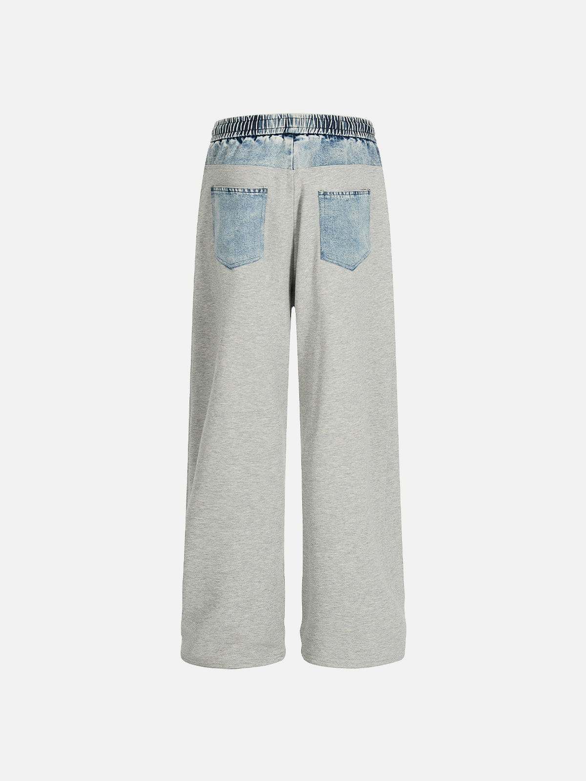 Aelfric Eden Denim Panel Baggy Sweatpants