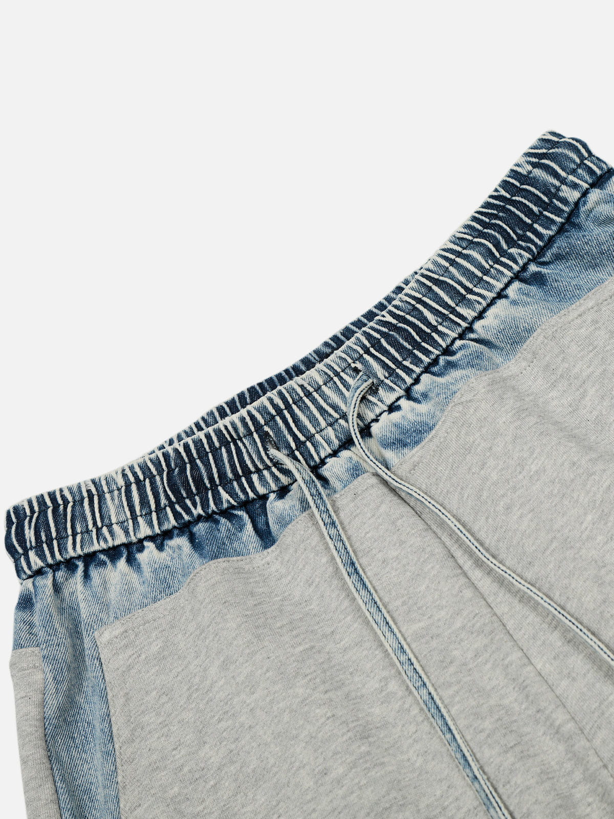 Aelfric Eden Denim Panel Baggy Sweatpants
