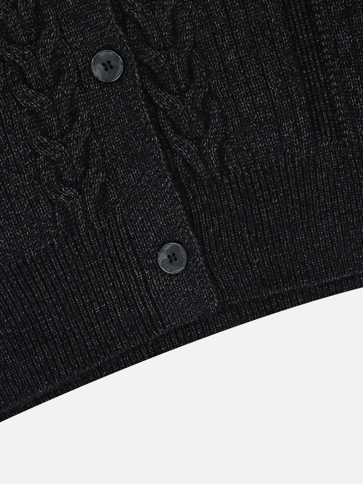 Aelfric Eden Cable Knit High-Neck Cardigan