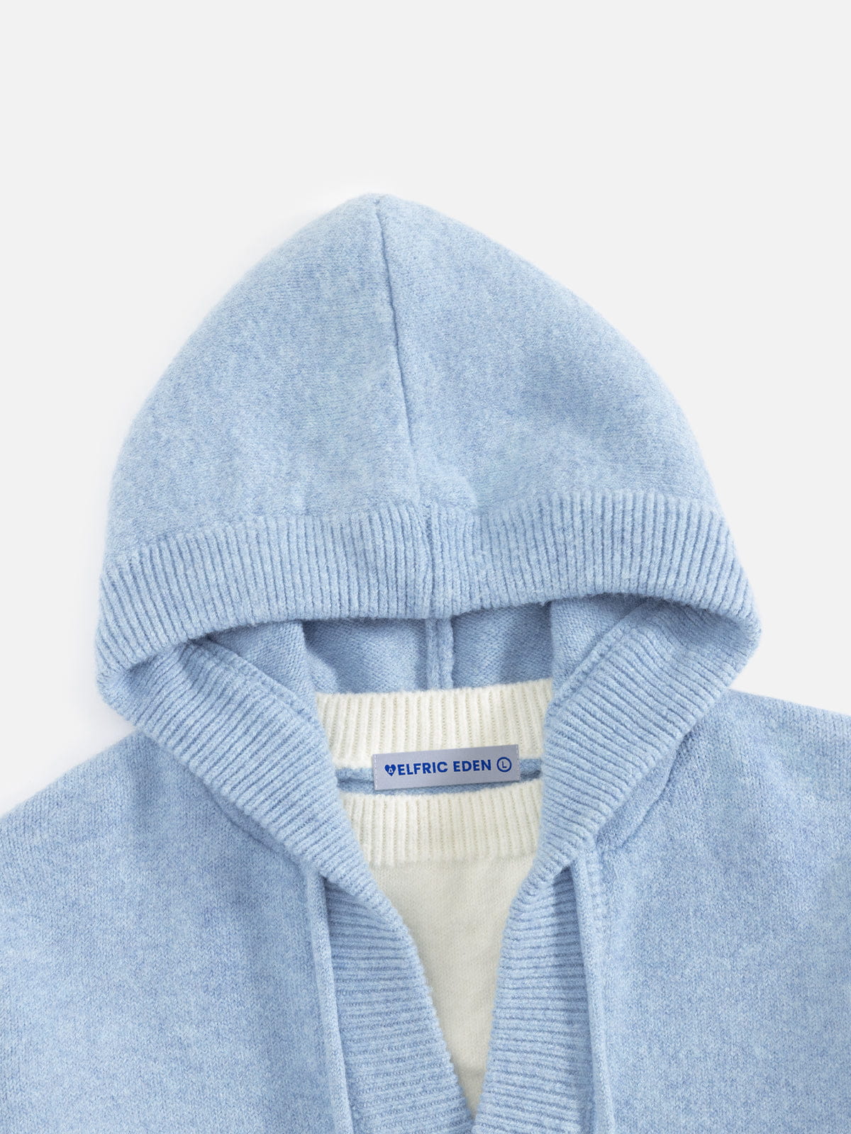 Aelfric Eden Layered Knit Pullover Hoodie
