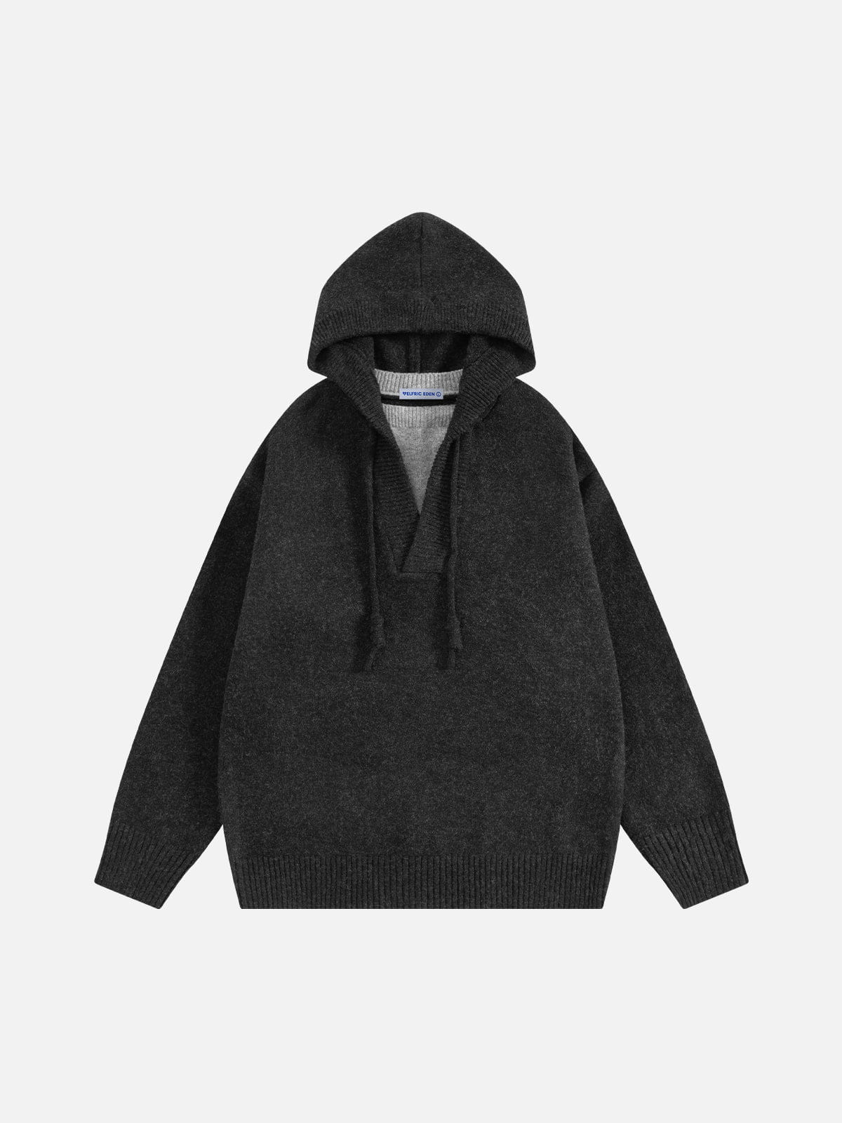 Aelfric Eden Layered Knit Pullover Hoodie