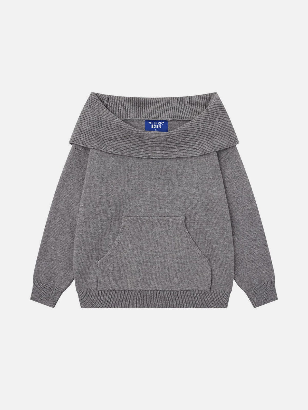 Aelfric Eden Off-The-Shoulder Hooded Sweater