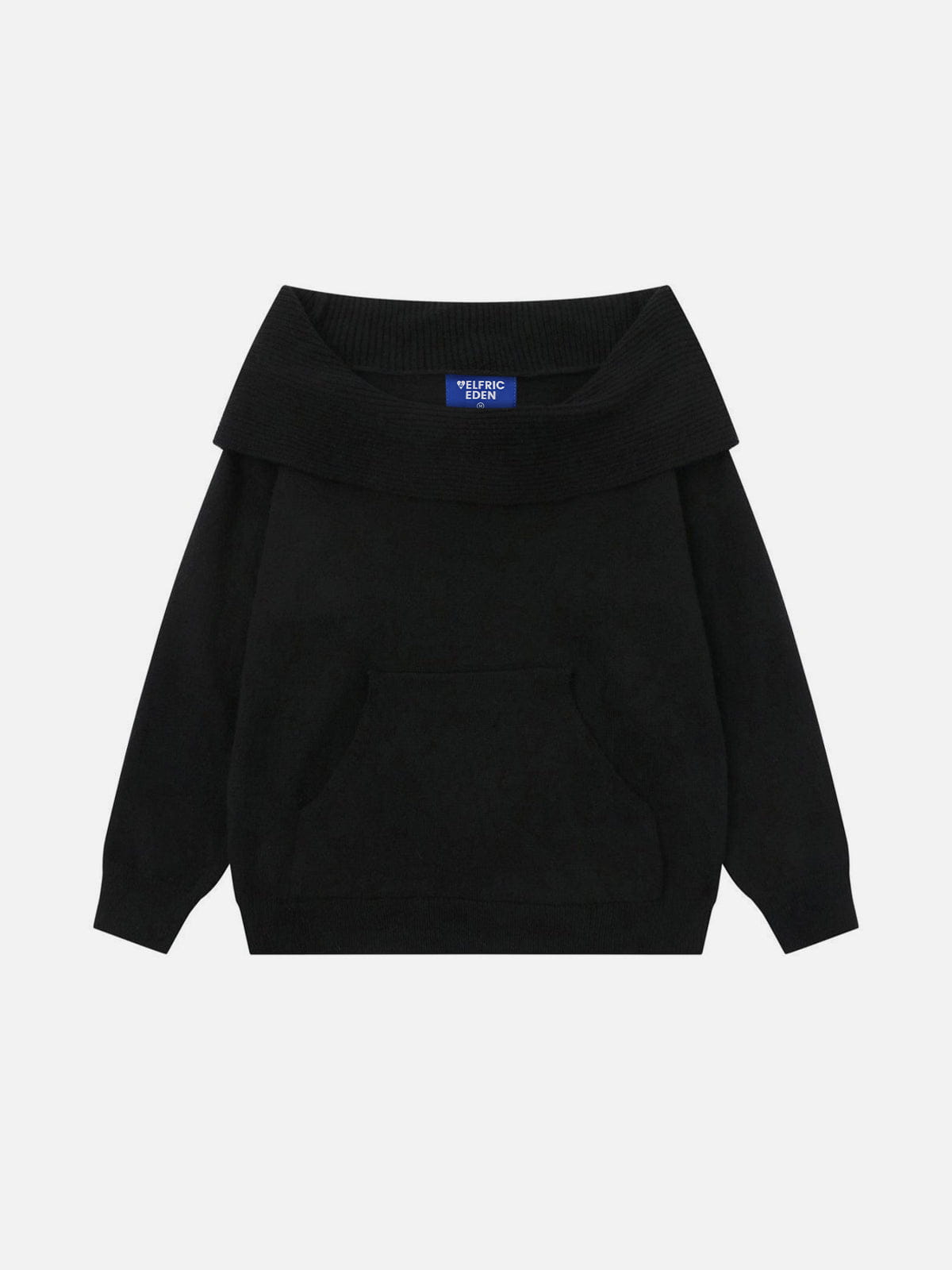 Aelfric Eden Off-The-Shoulder Hooded Sweater