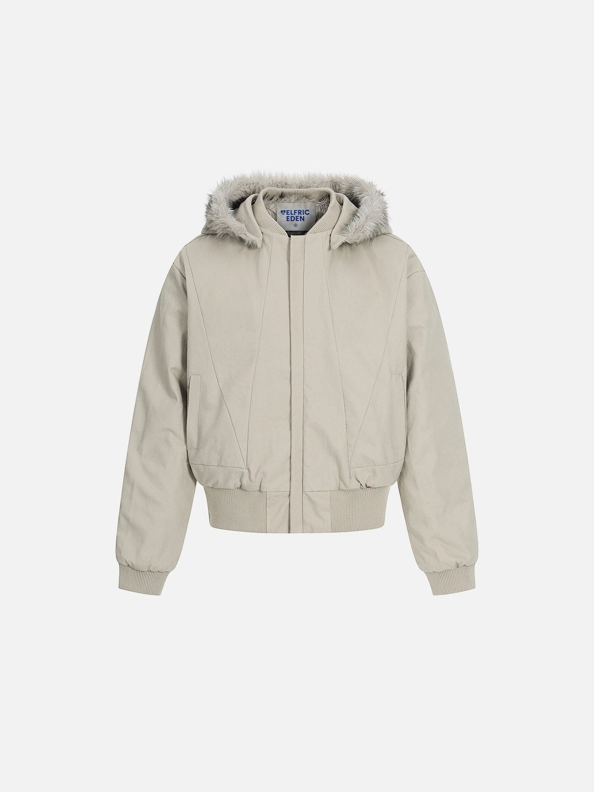 eluva Fur Zip Hooded Jacket ファージャケット y2k