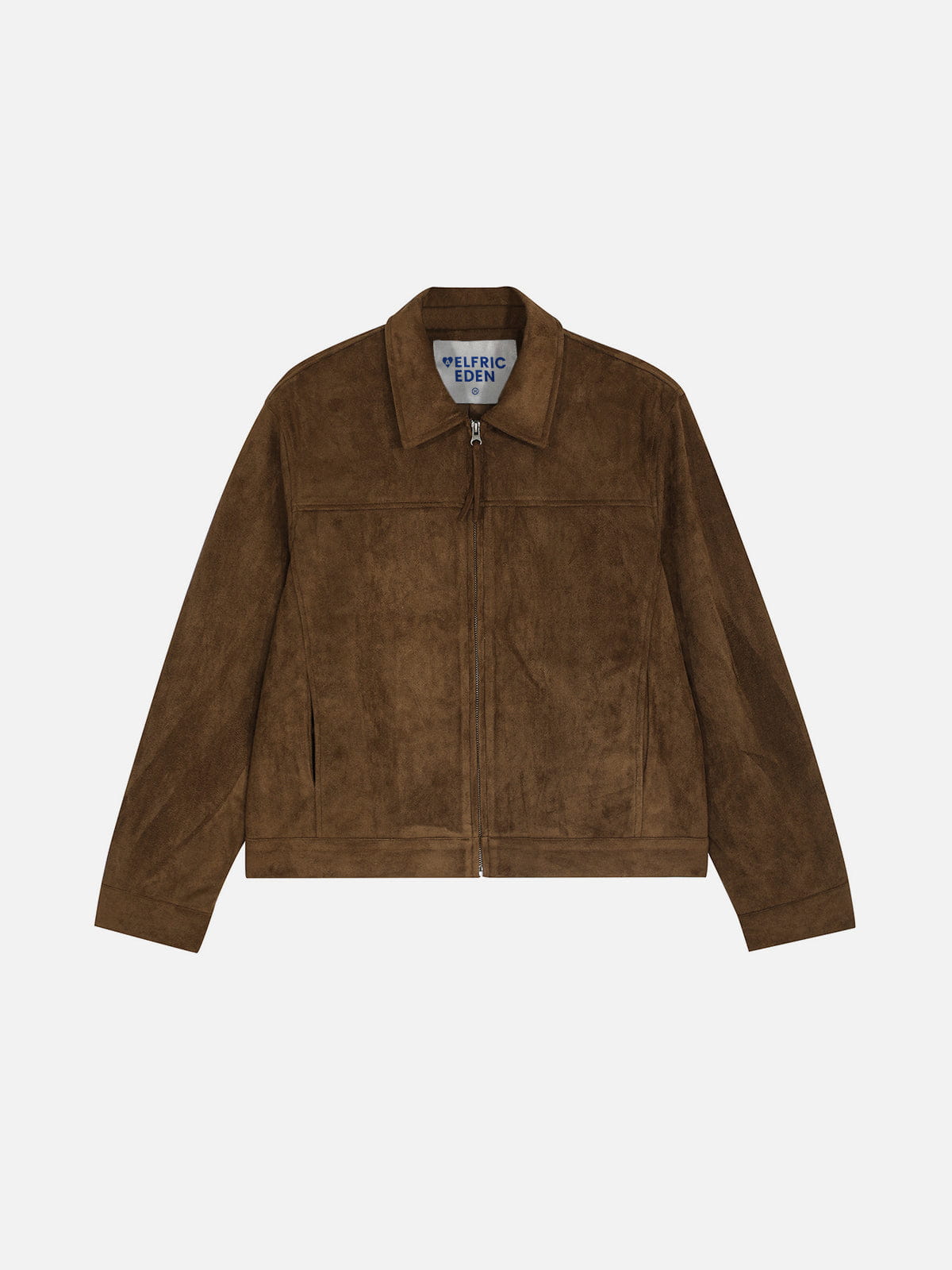 Aelfric Eden Faux Suede Zip Up Jacket