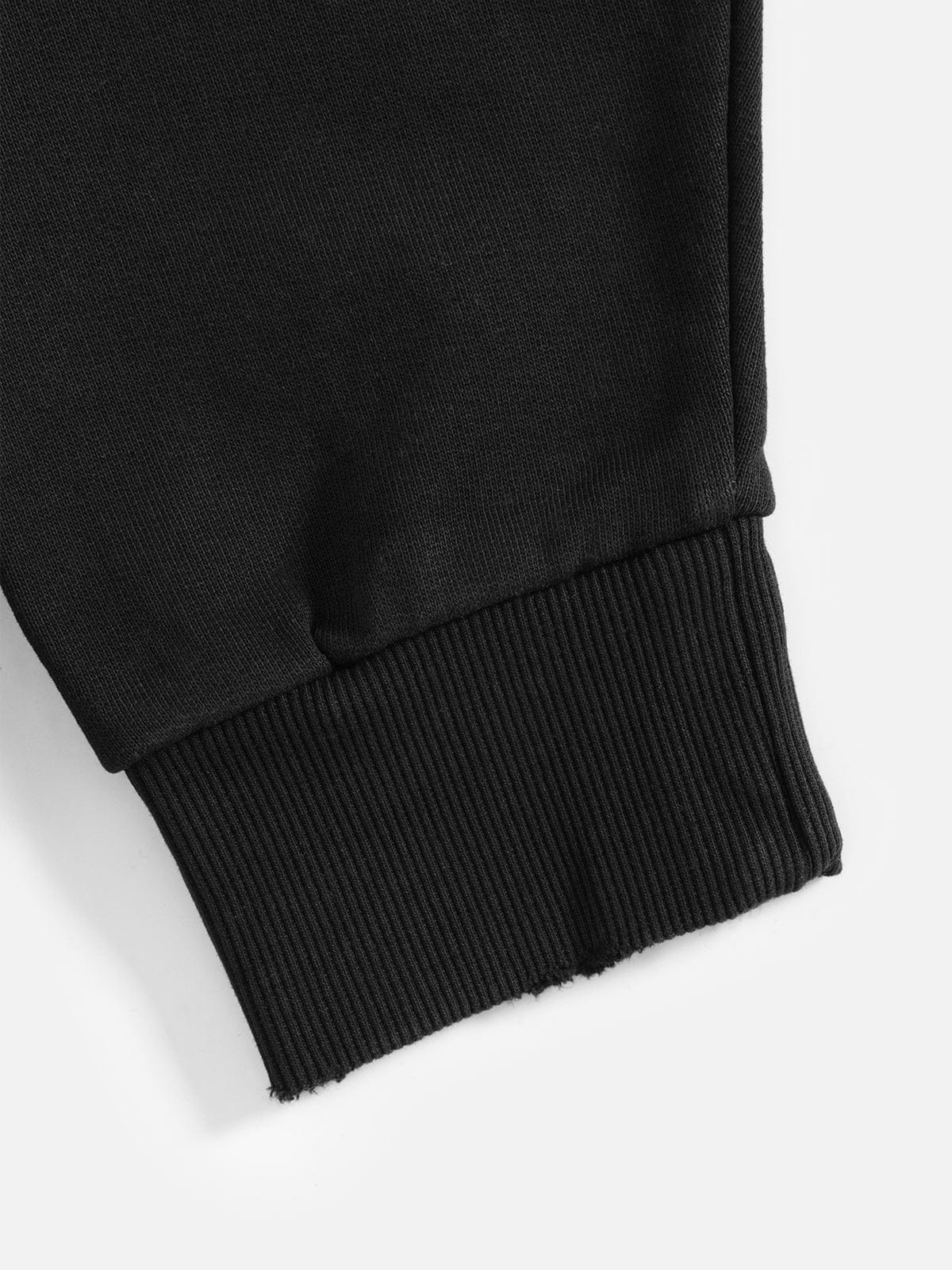 Aelfric Eden Boxy Distressed Half Zip Hoodie