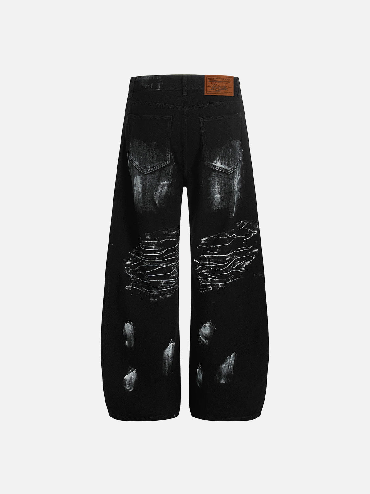 Aelfric Eden Washed Rhinestone Star Baggy Barrel Jeans