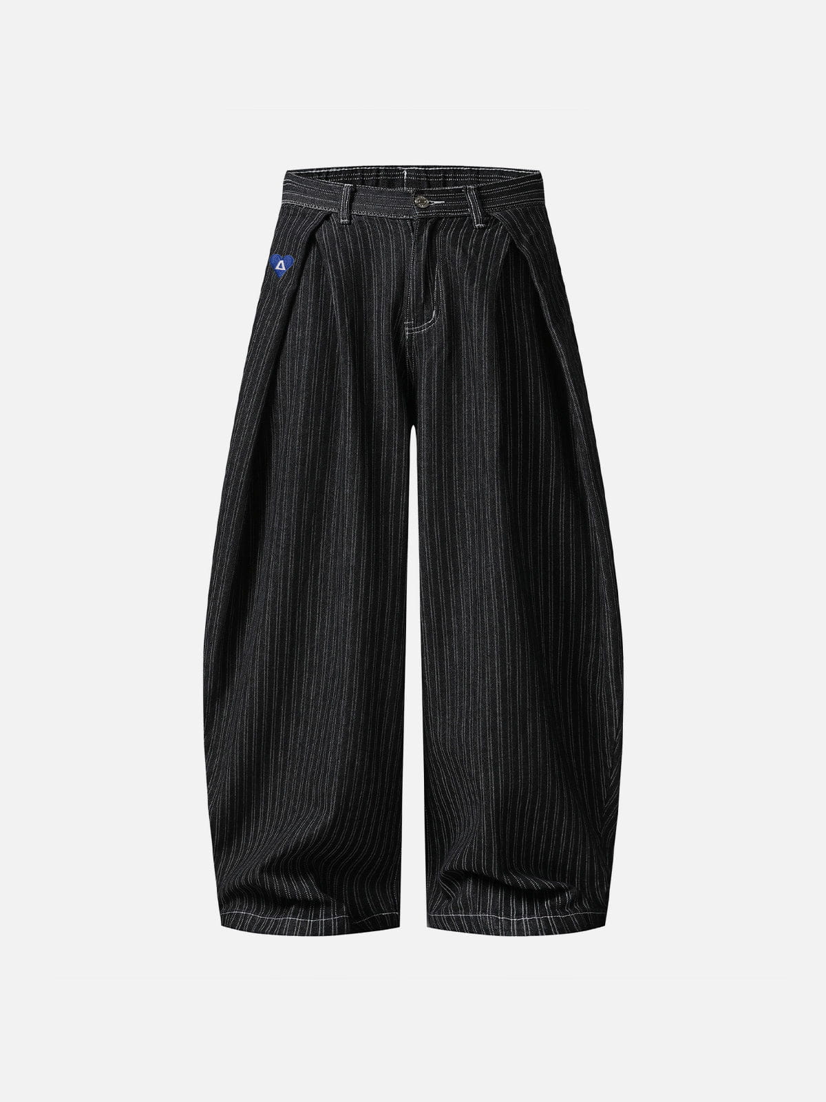 AELFRIC EDEN ストライプパンツ ブラック Aelfric Eden Pinstripe Baggy Barrel Jeans – Aelfric eden