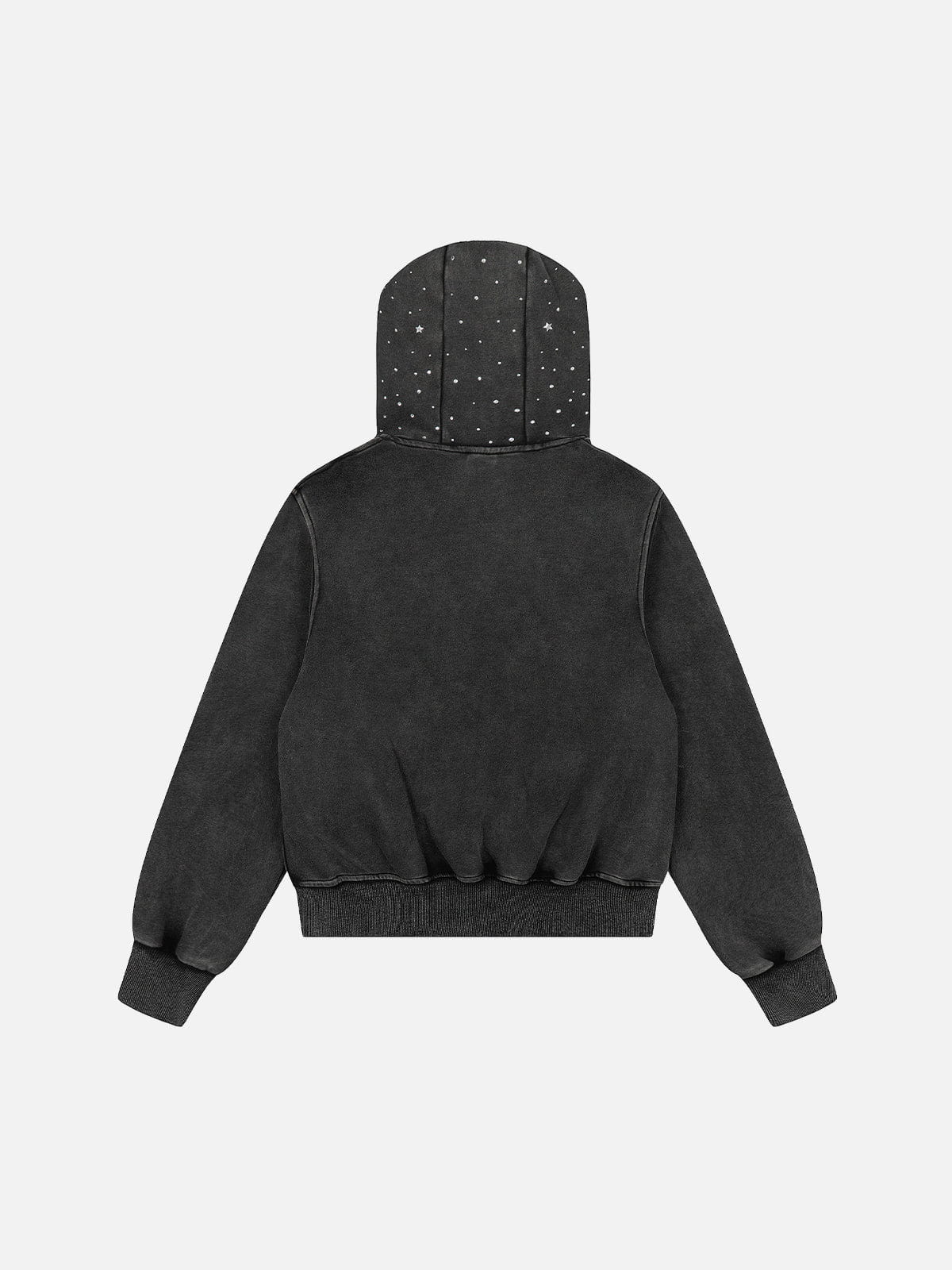 Aelfric Eden Cropped Rhinestone Star Zip Up Hoodie – Aelfric eden