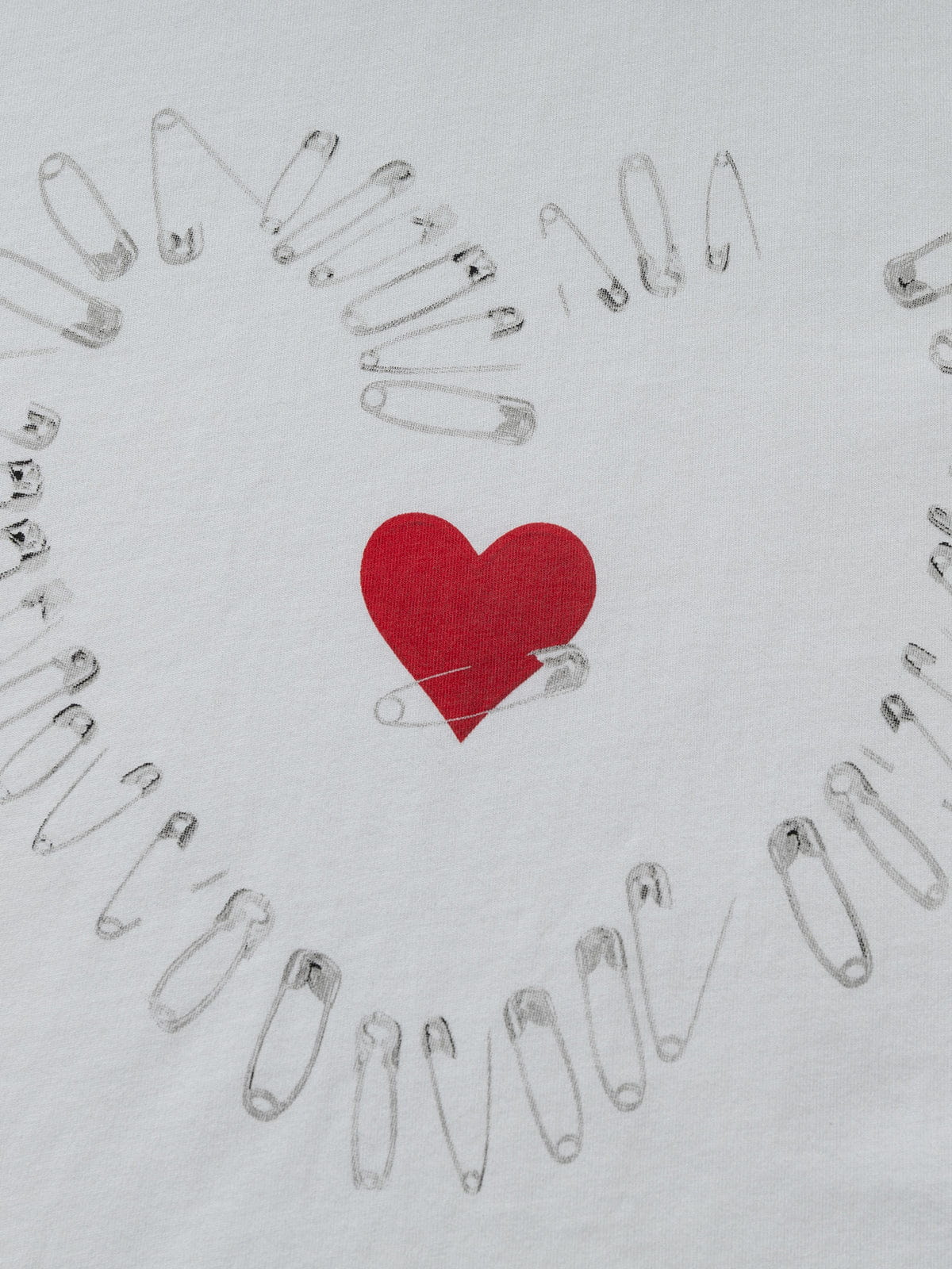 Aelfric Eden Safety Pin Heart Stripe Tee