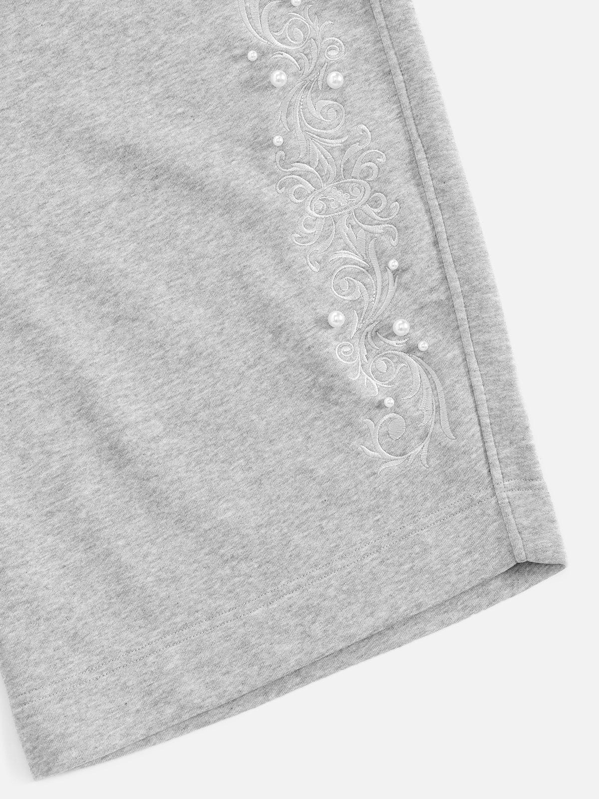Aelfric Eden Embroidered Pearl Baggy Barrel Sweatpants