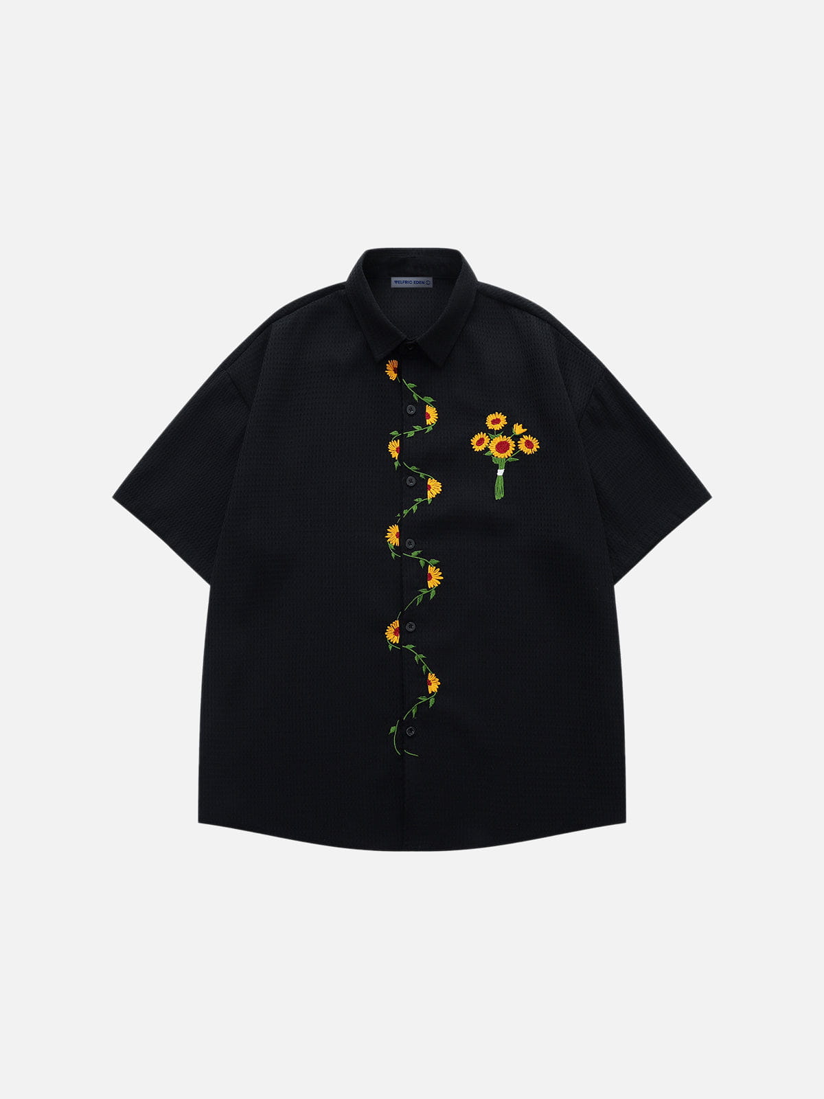 Aelfric Eden Floral Embroidery Short Sleeve Shirt – Aelfric eden