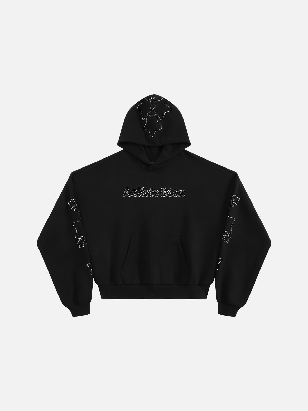 Aelfric Eden Boxy Rhinestone Star Pullover Hoodie – Aelfric eden