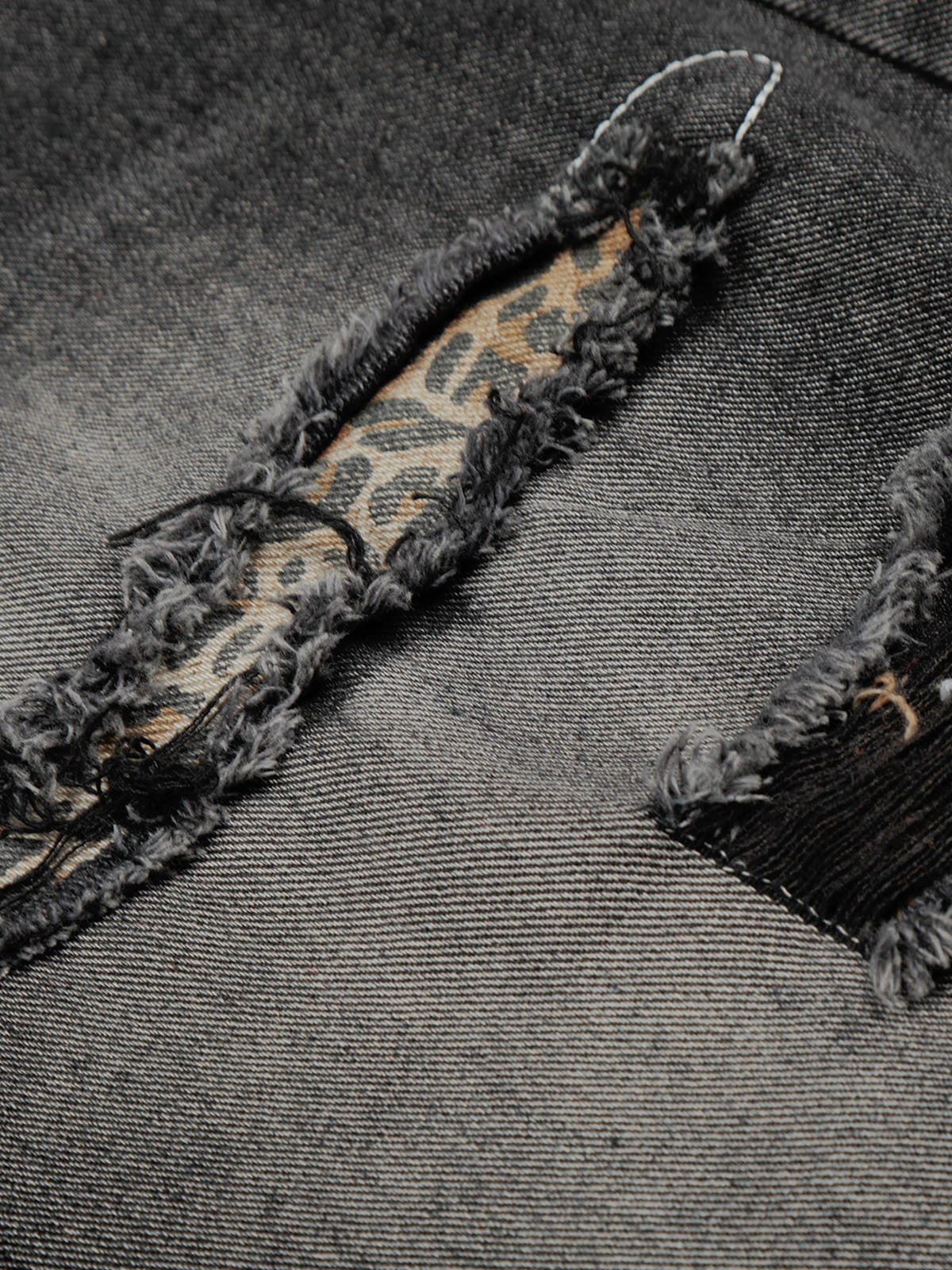 Aelfric Eden Star Patch Distressed Longline Jorts