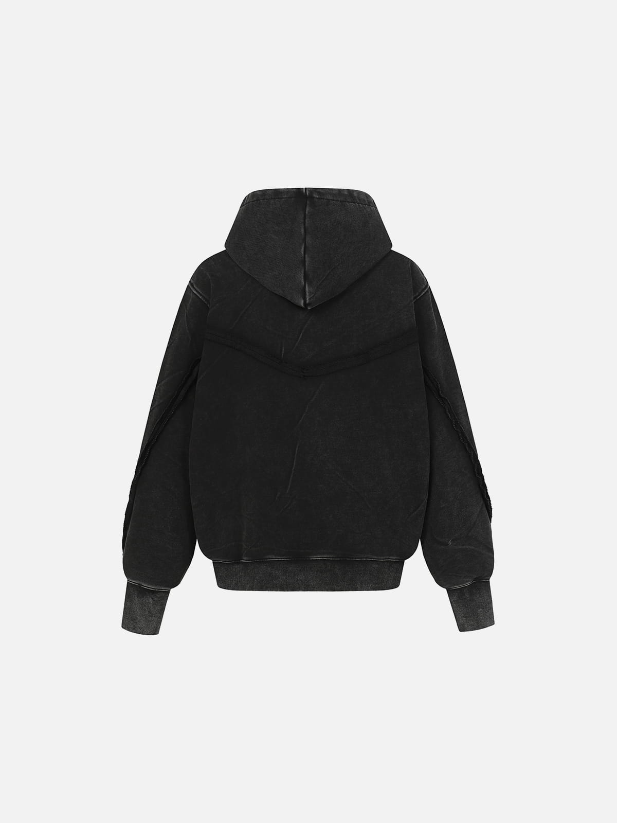 Aelfric Eden Washed Asymmetric Zip Up Hoodie – Aelfric eden
