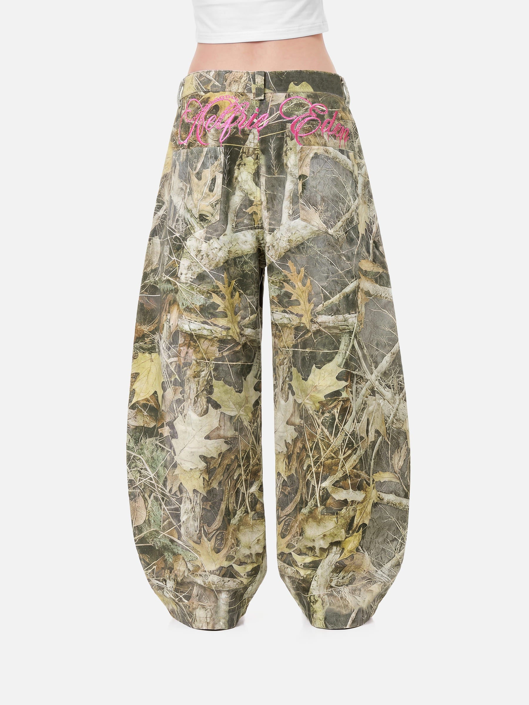 Aelfric Eden Leaf CAMO Baggy Barrel Pants
