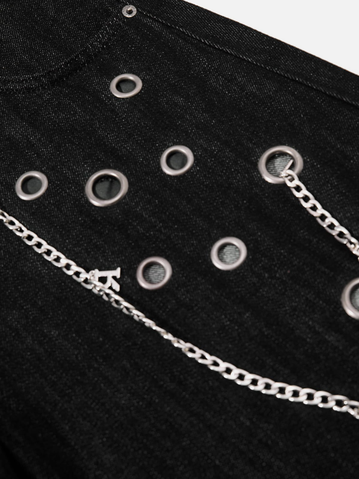 Aelfric Eden Grommet Chain Baggy Barrel Jeans