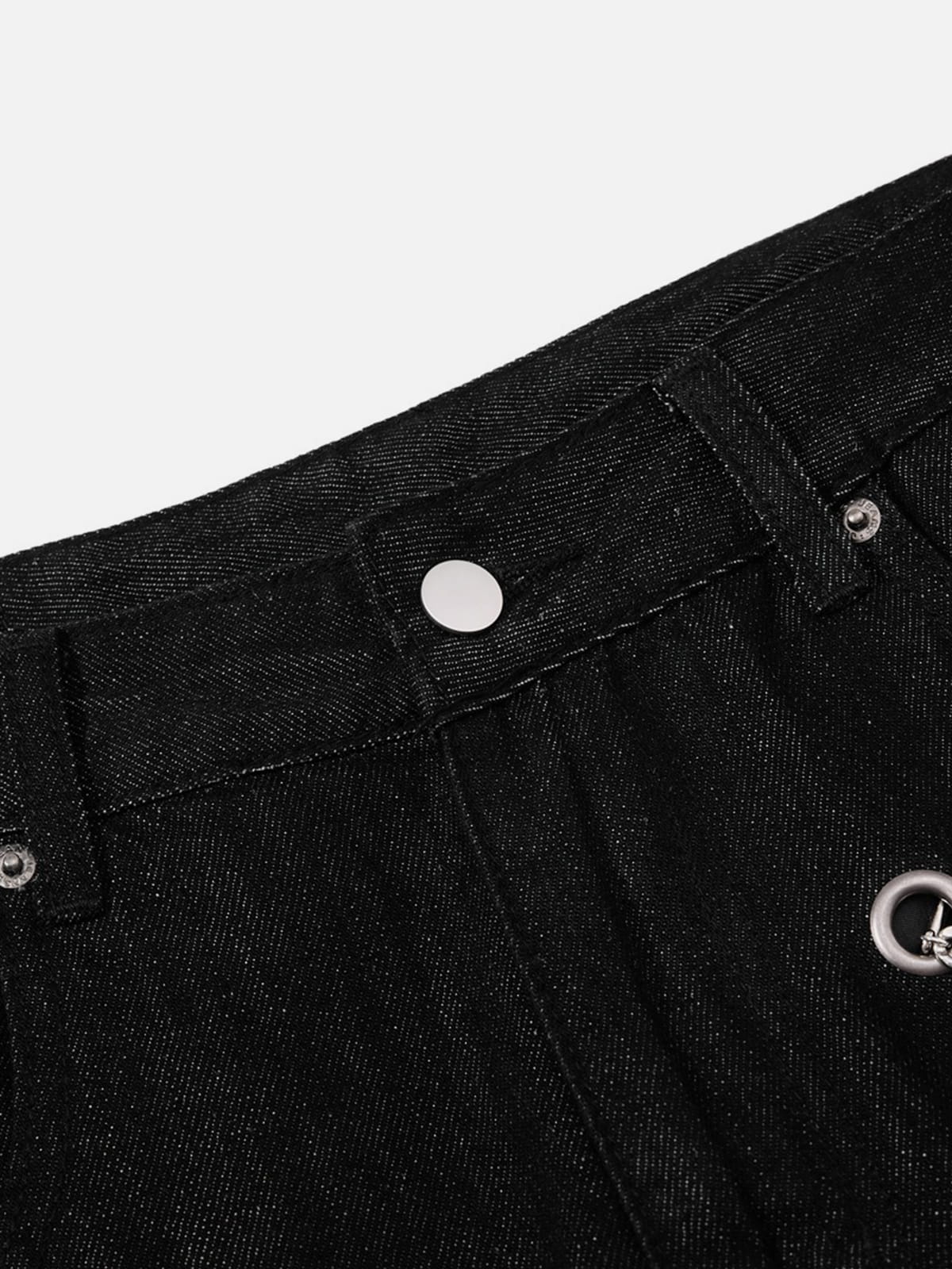 Aelfric Eden Grommet Chain Baggy Barrel Jeans