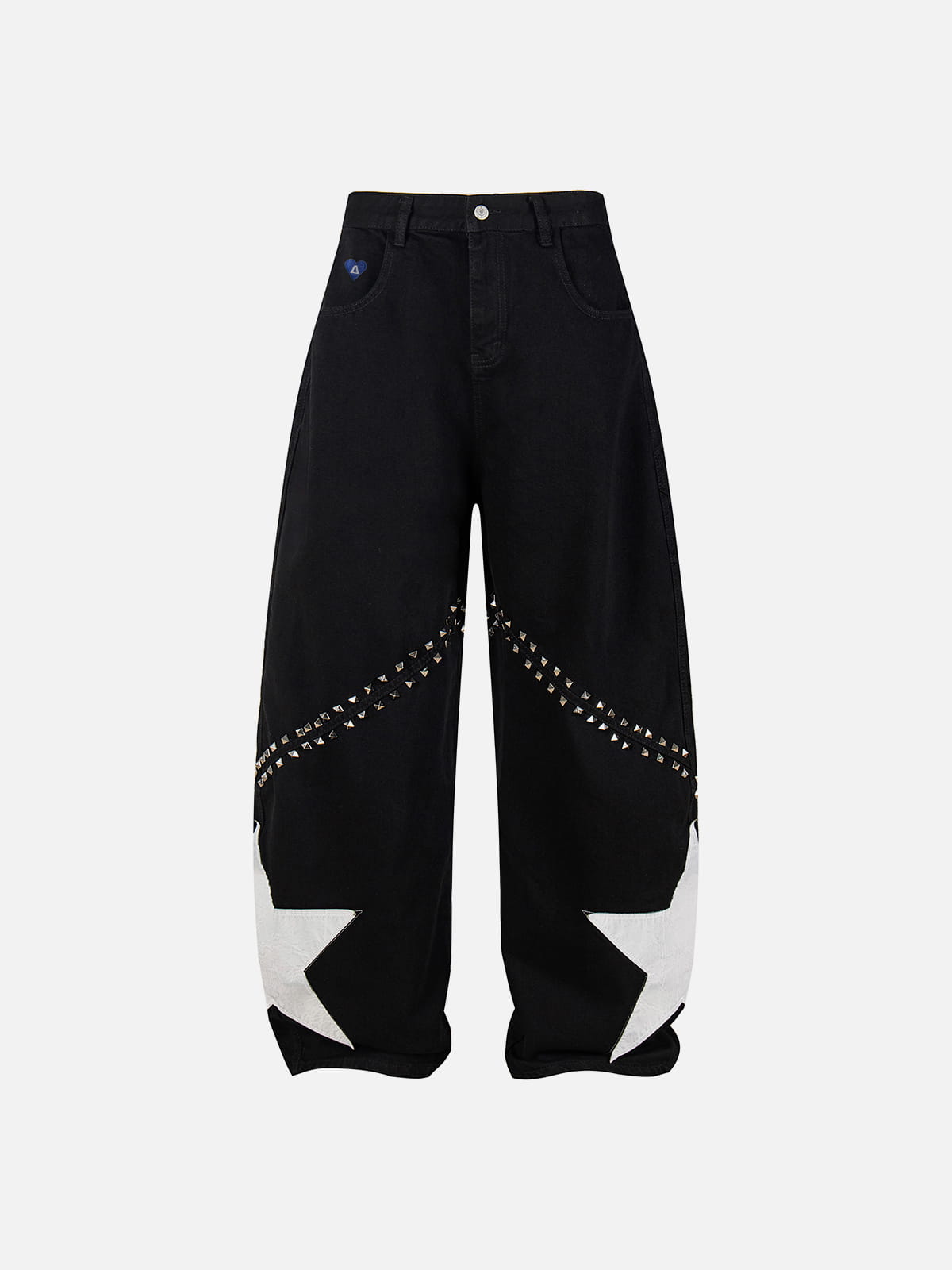 Aelfric Eden Studded Star Baggy Barrel Jeans