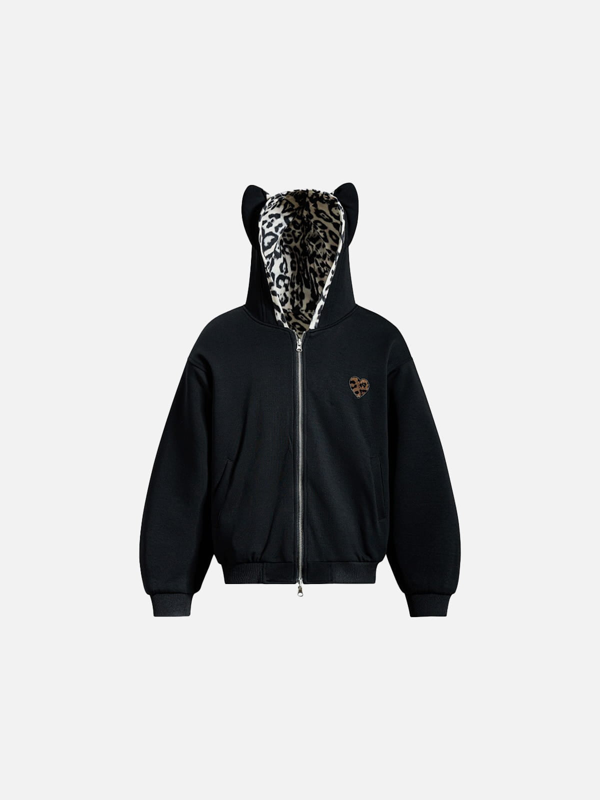 Aelfric Eden Reversible Leopard Zip Up Hoodie – Aelfric eden