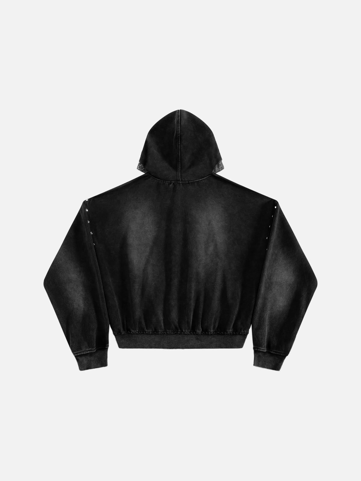 Aelfric Eden Boxy Leopard Hood Zip Up Hoodie – Aelfric eden