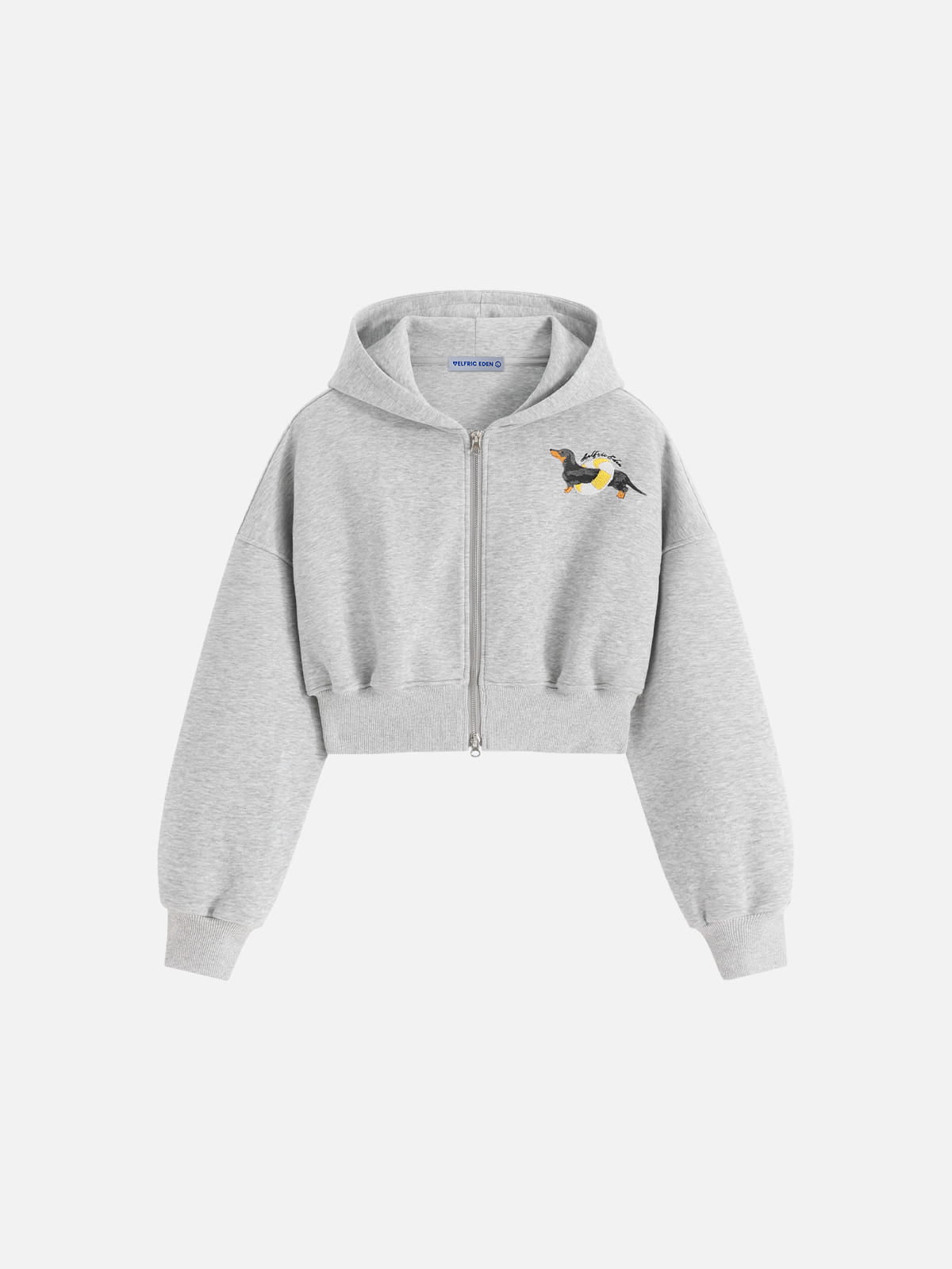 Aelfric Eden Cropped Dachshund Zip Up Hoodie – Aelfric eden