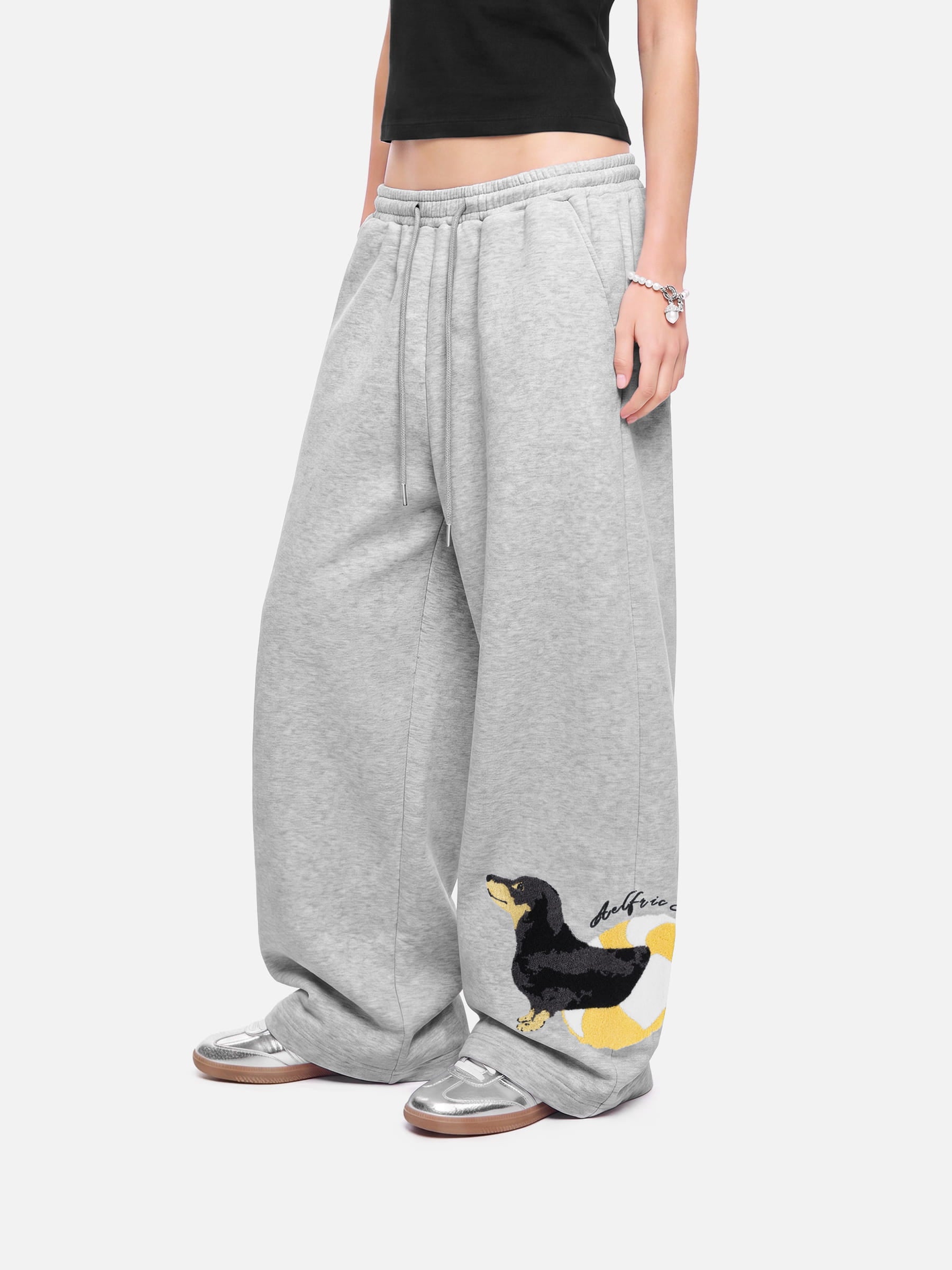 Aelfric Eden Dachshund Embroidery Sweatpants – Aelfric eden