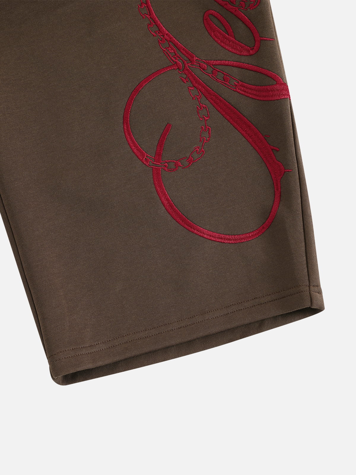 Aelfric Eden Script Embroidery Baggy Barrel Sweatpants
