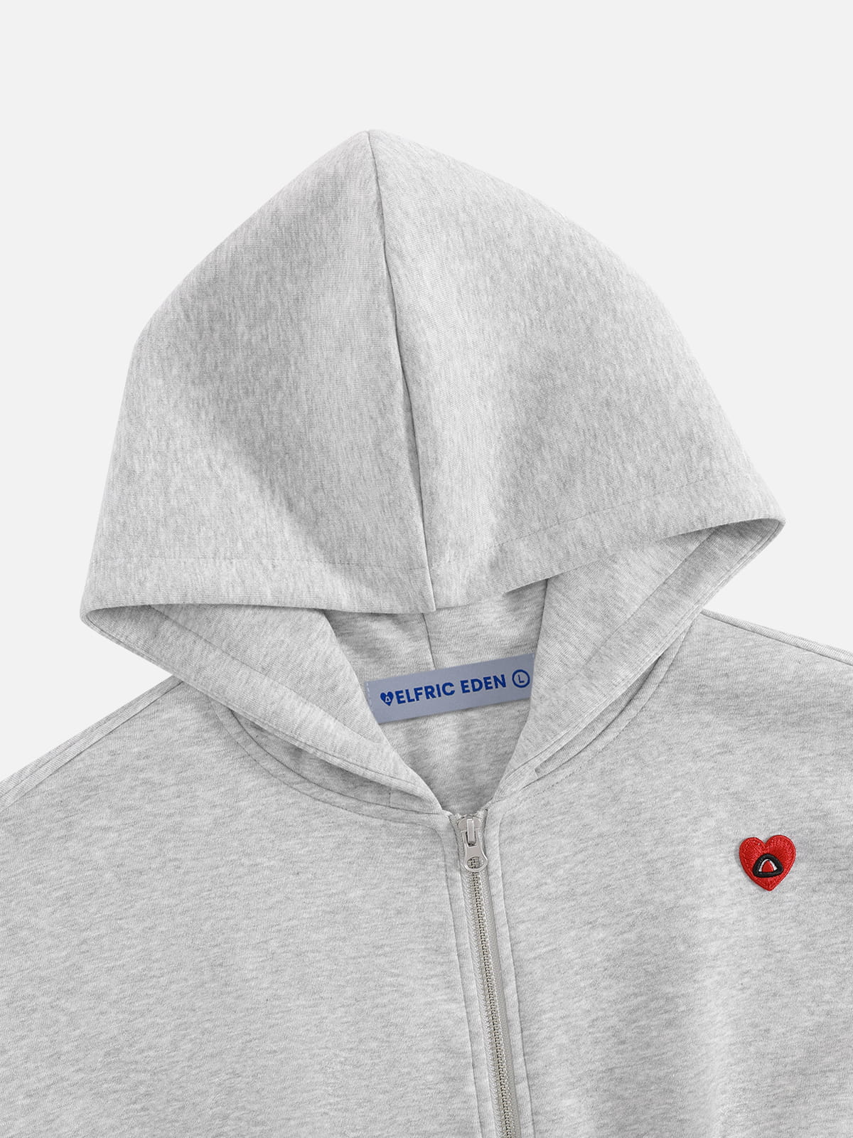 Aelfric Eden Cropped Embroidered Dachshund Zip Up Hoodie – Aelfric
