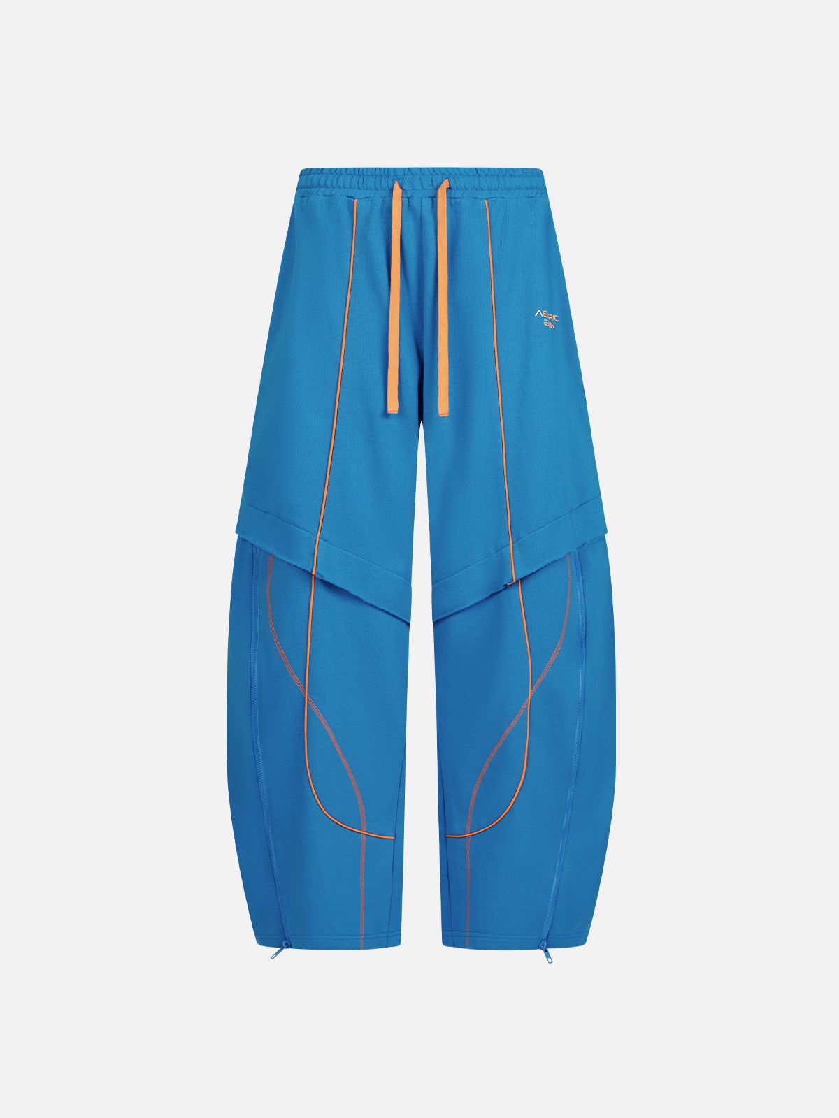 [Pre-Order] Aelfric Eden Zip Panel Baggy Barrel Sweatpants