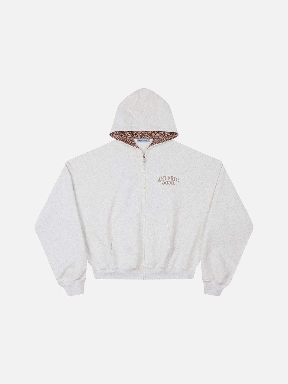 Aelfric Eden Boxy Leopard Lined Zip Up Hoodie – Aelfric eden