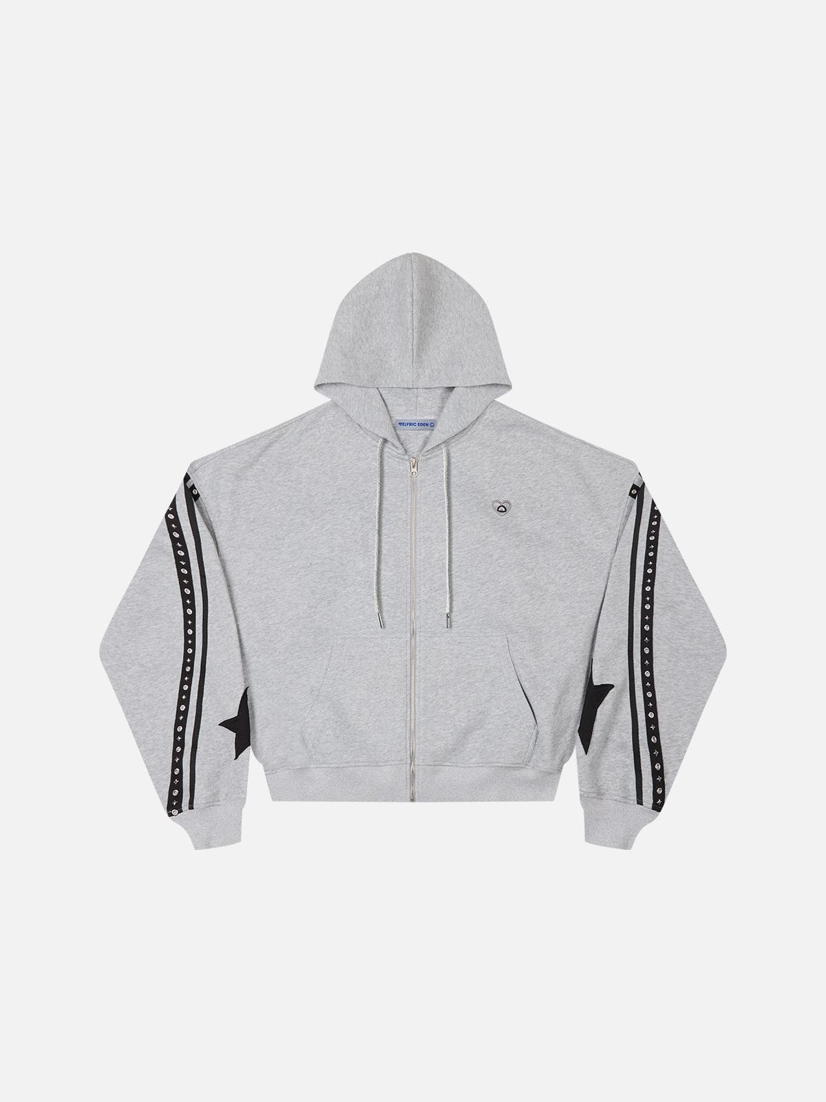 Aelfric Eden Boxy Panel Zip Up Hoodie