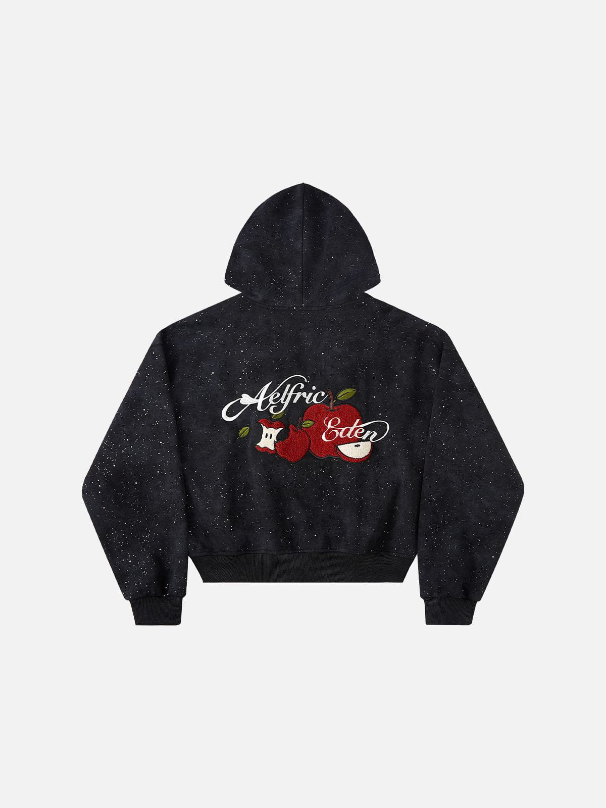 Aelfric Eden Boxy Apple Embroidered Zip Up Hoodie – Aelfric eden