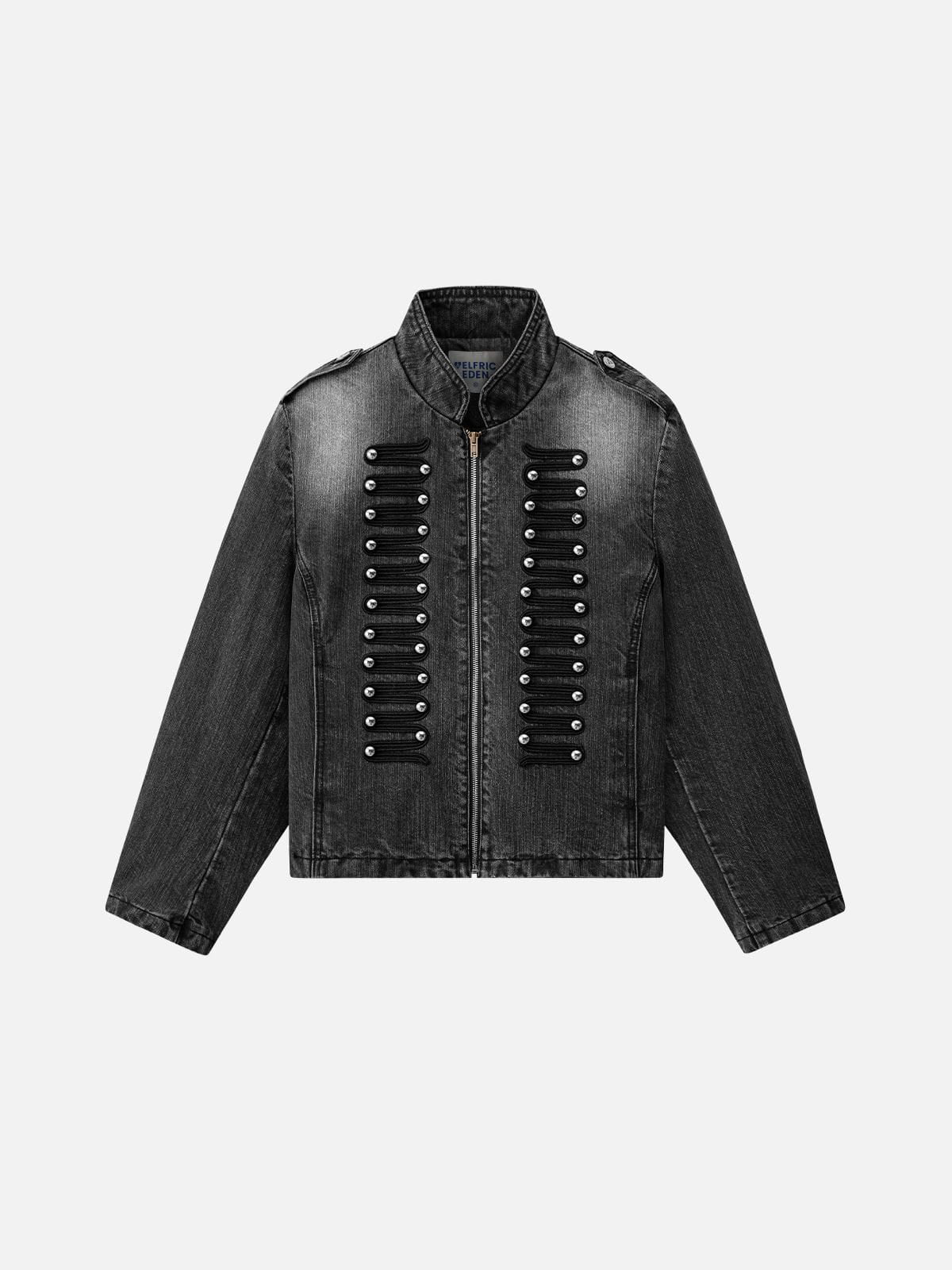 Aelfric Eden Washed Napoleon Jacket Black
