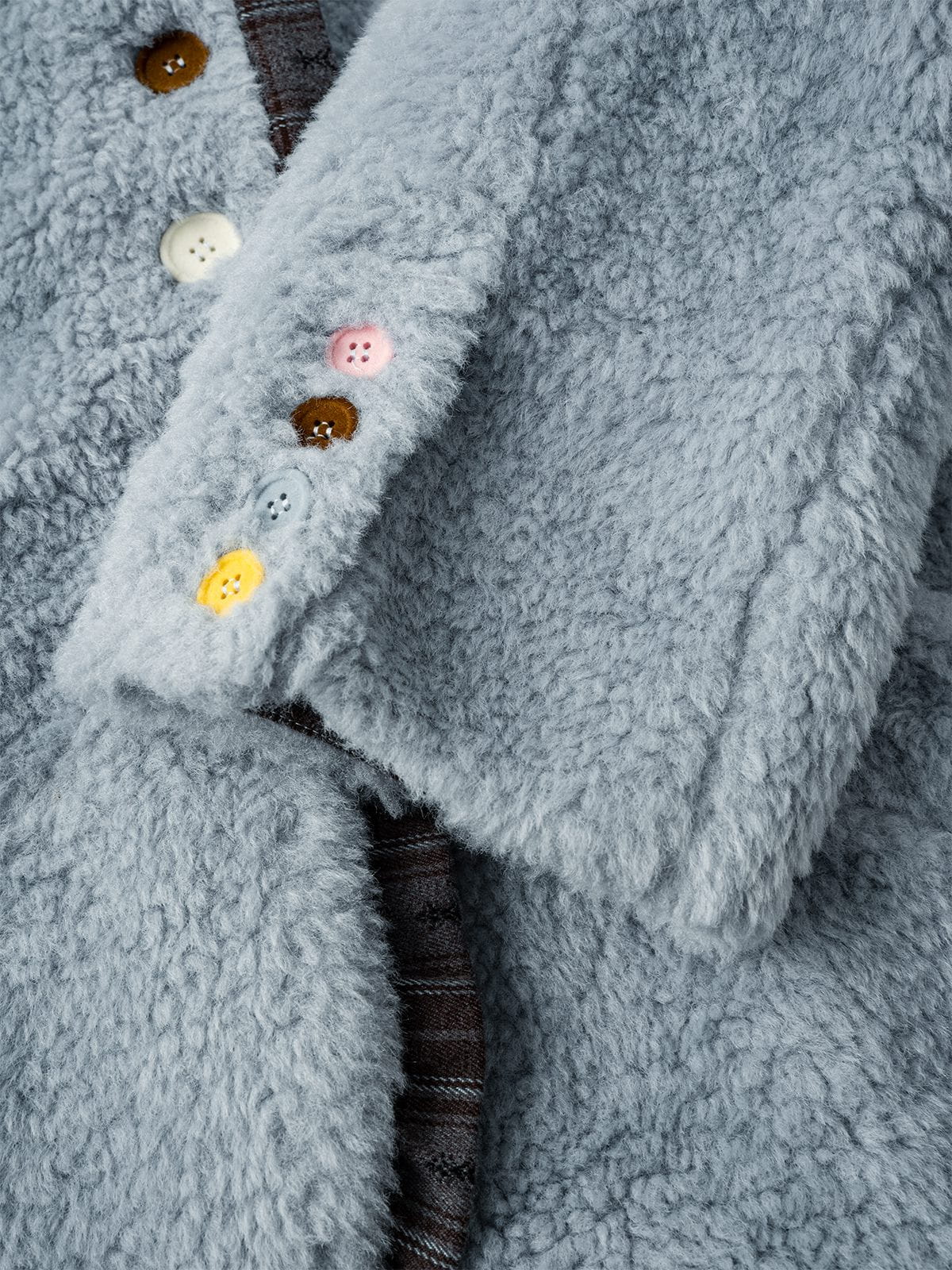 Aelfric Eden Sherpa Fleece Button Coat media 2