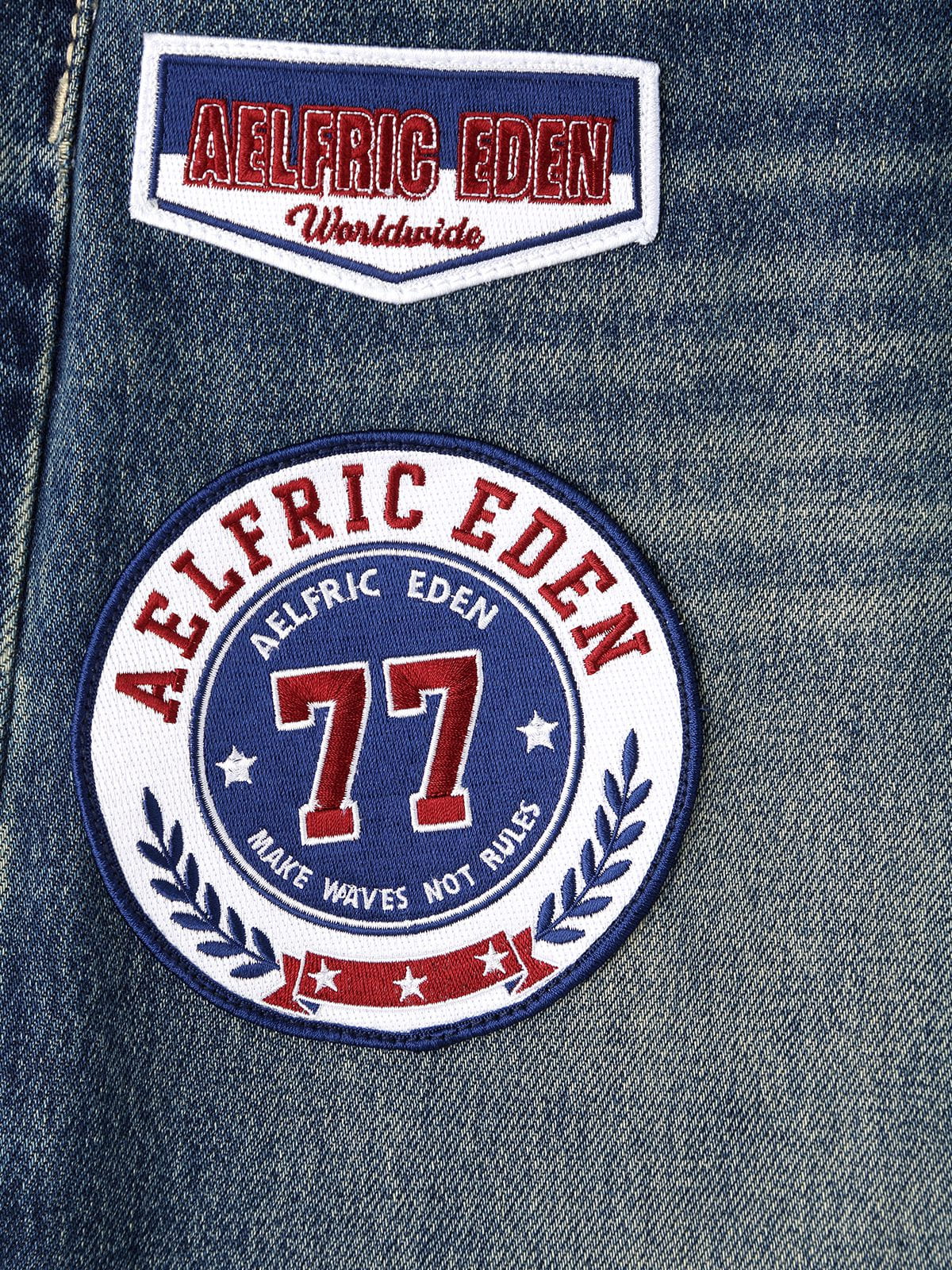 Aelfric Eden Crest Patch Jeans media 4
