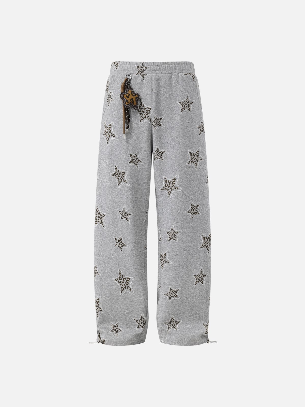Aelfric Eden Leopard Star Sweatpants Grey