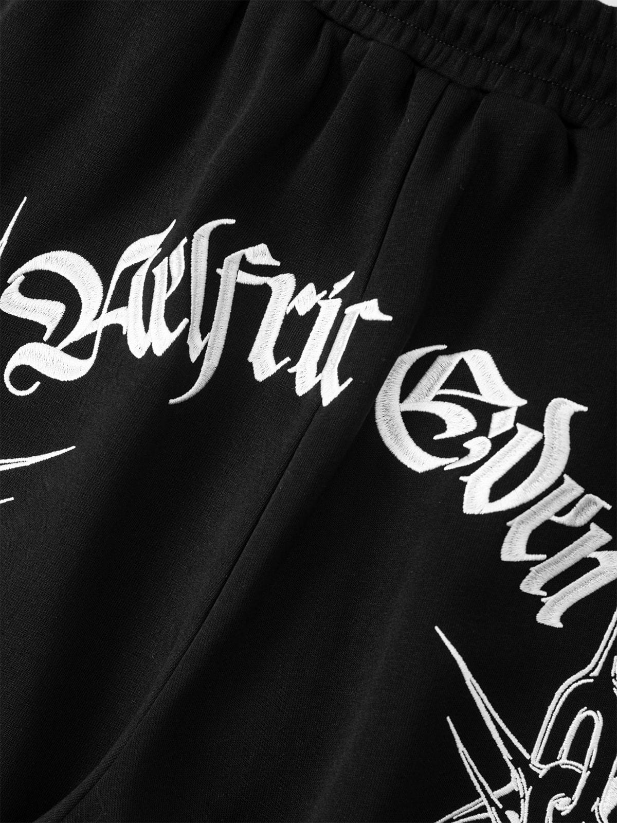 Aelfric Eden Thorn Print Baggy Barrel Sweatpants media 4